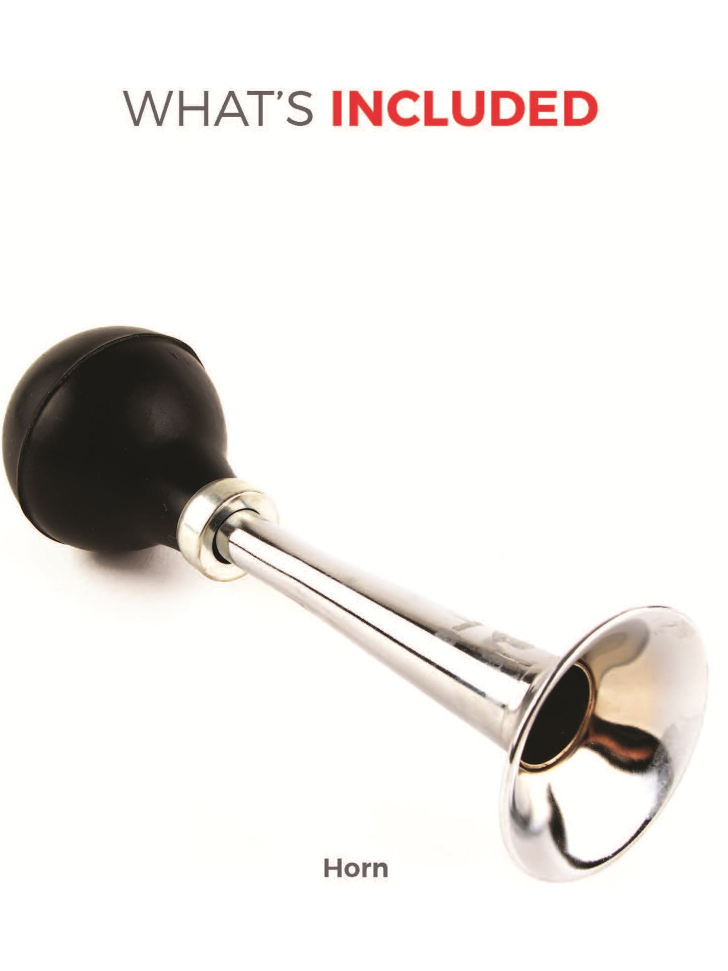 Honk Honk Clown Horn, Silver Wholesale