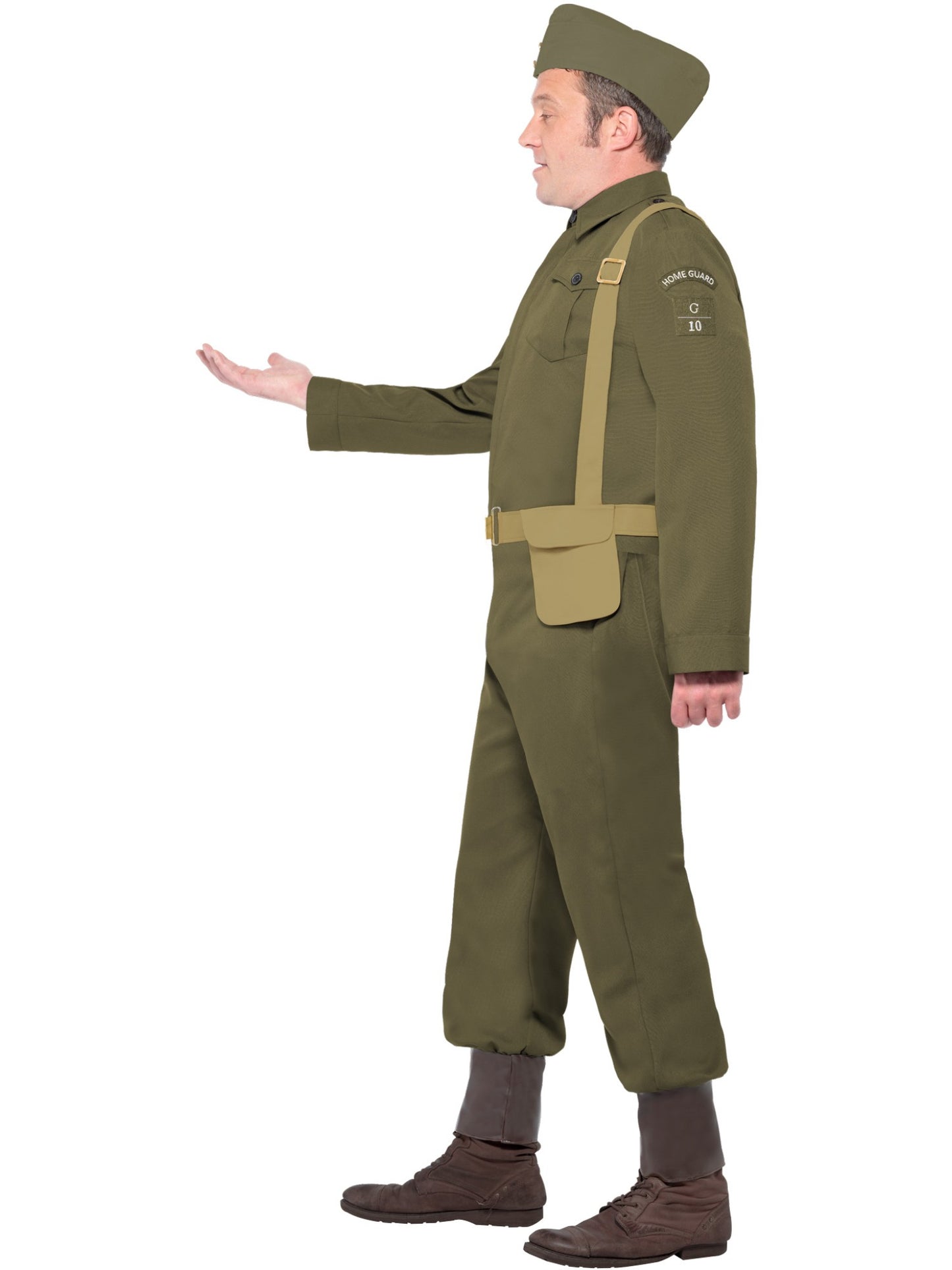 WW2 Home Guard Private Costume, Green Wholesale