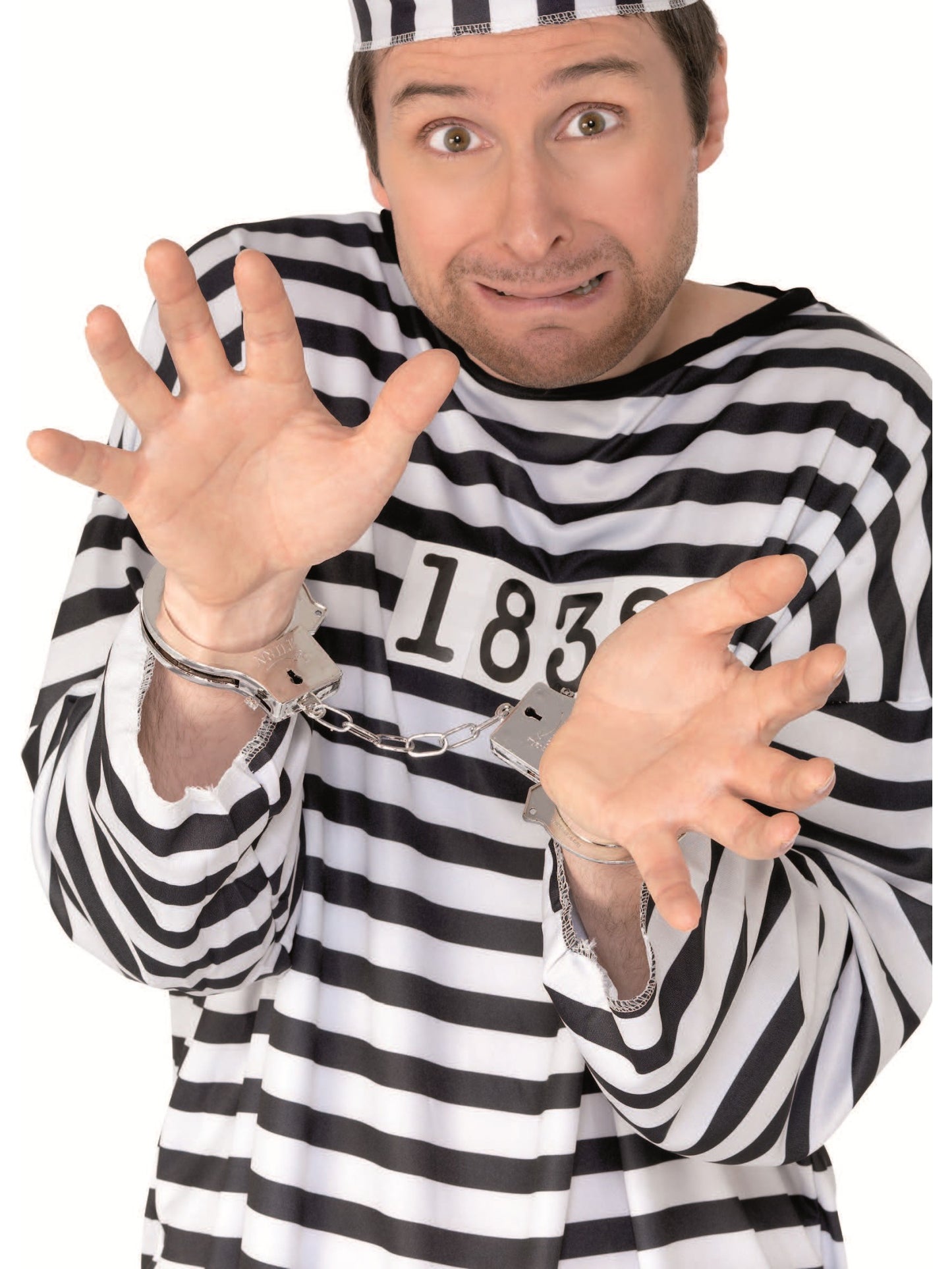 Plastic Handcuffs, Silver Wholesale