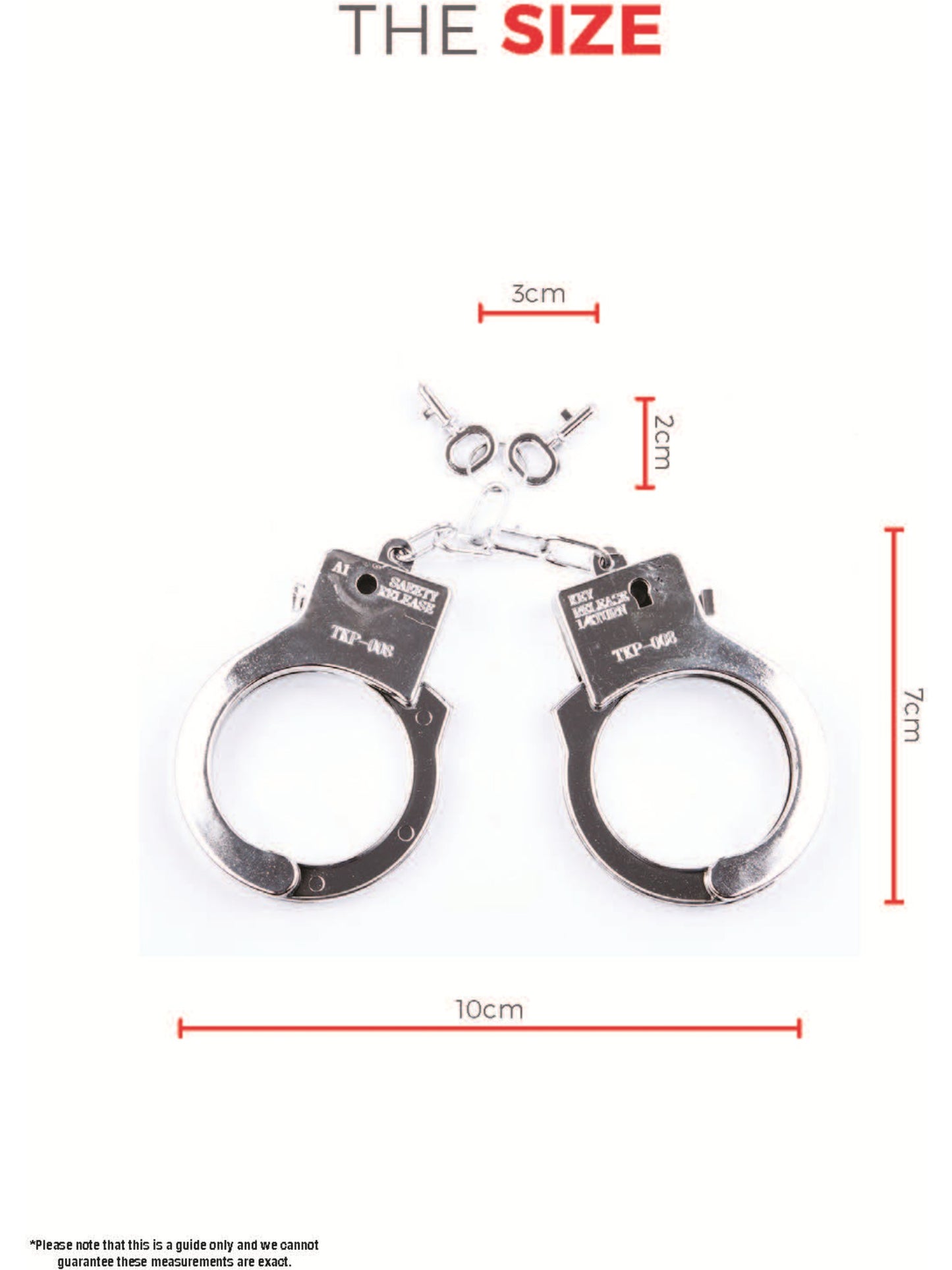 Plastic Handcuffs, Silver Wholesale