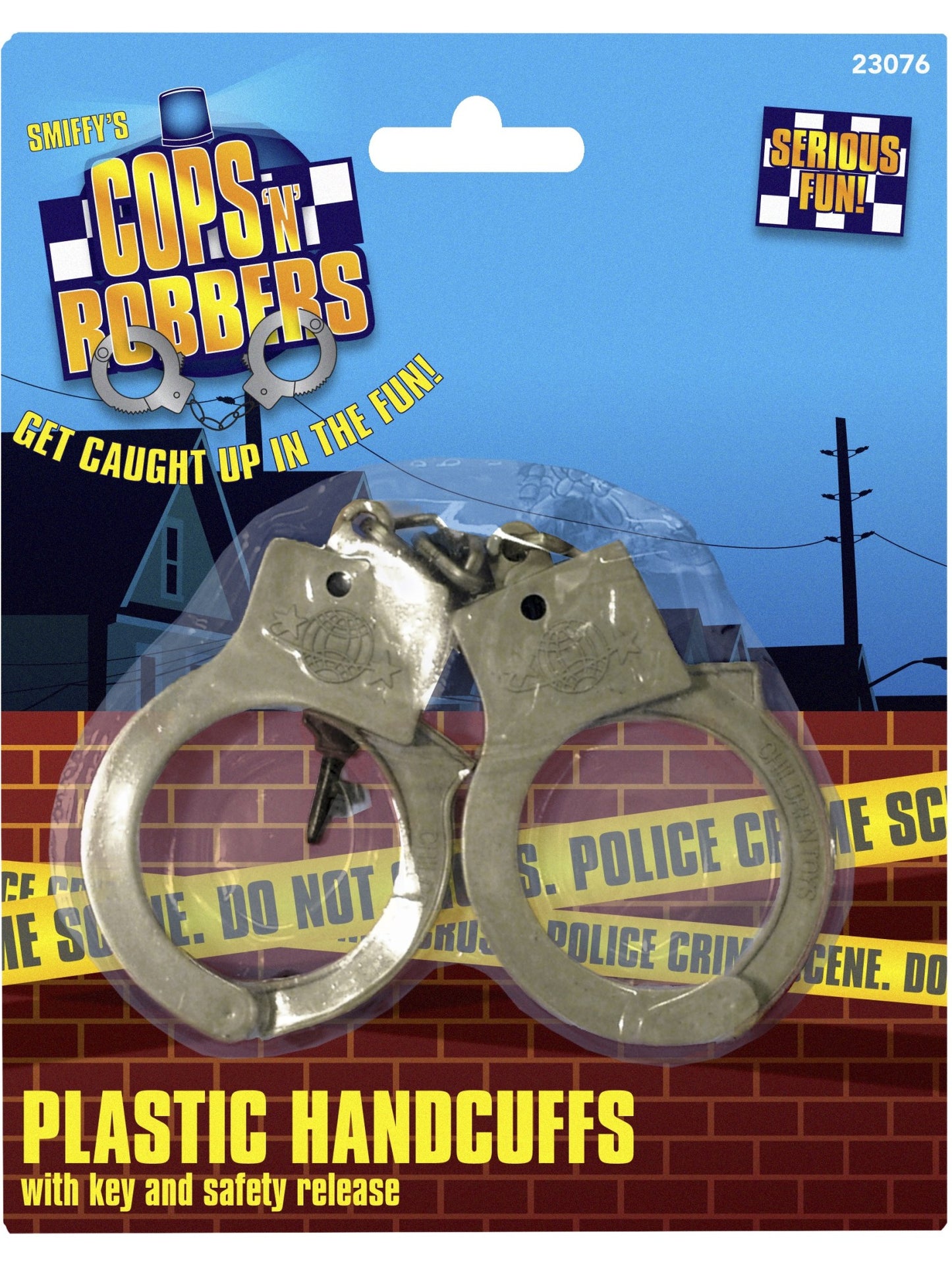 Plastic Handcuffs, Silver Wholesale