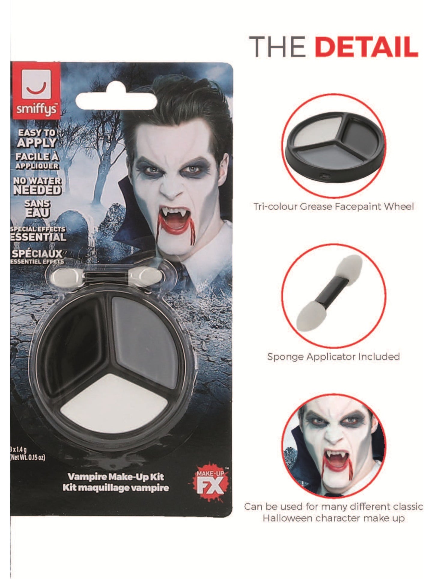 Smiffys Make-Up FX, Vampire Kit, Wholesale
