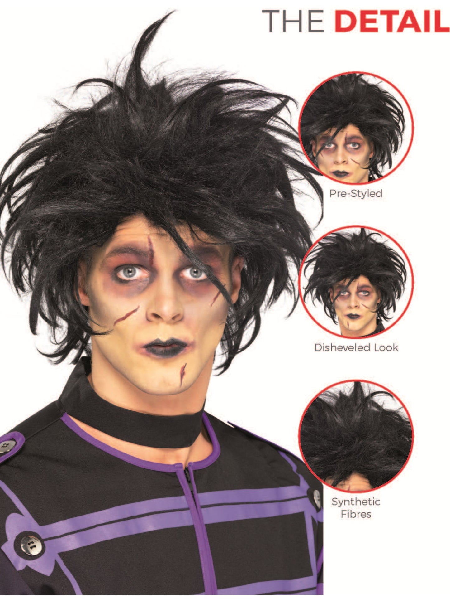 Psycho Wig, Black Wholesale