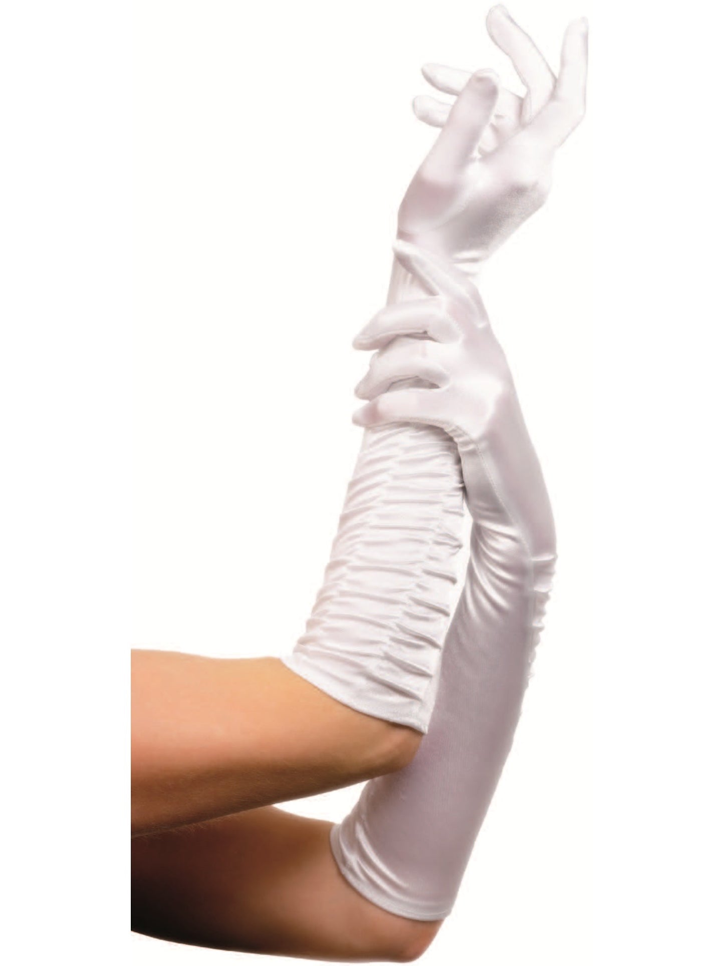 Temptress Gloves, White Wholesale