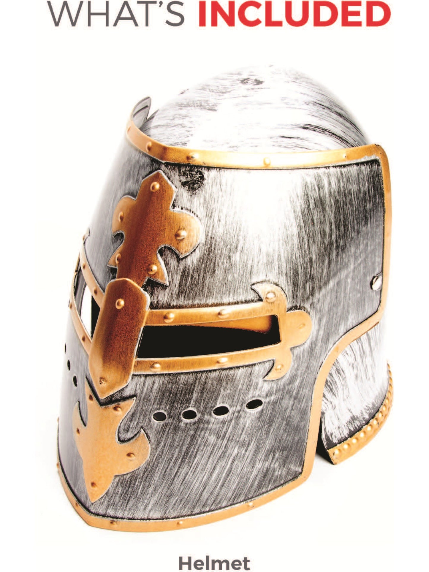 Medieval Crusader Helmet, Silver Wholesale