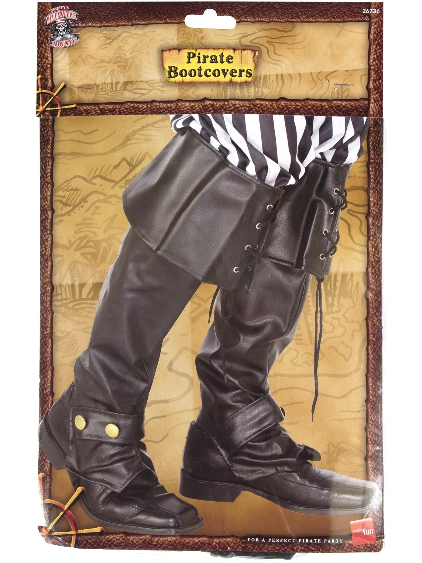 Pirate Bootcovers, Black Wholesale