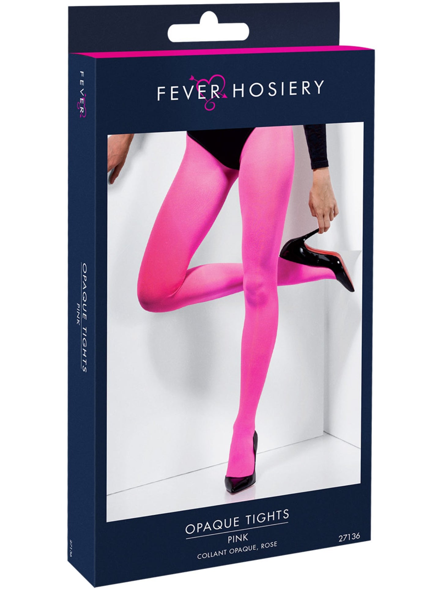 Opaque Tights, Pink Wholesale
