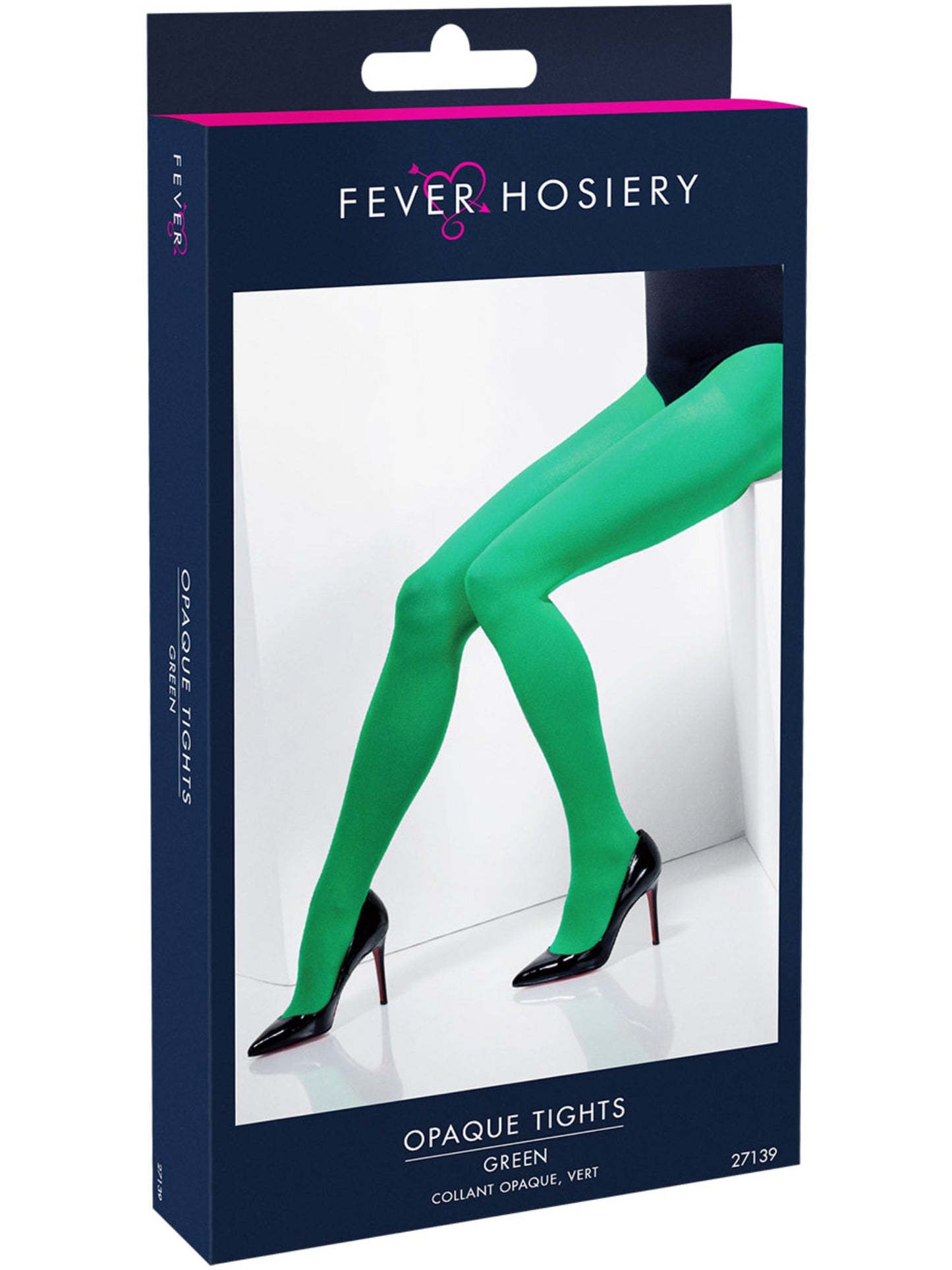 Opaque Tights, Green Wholesale