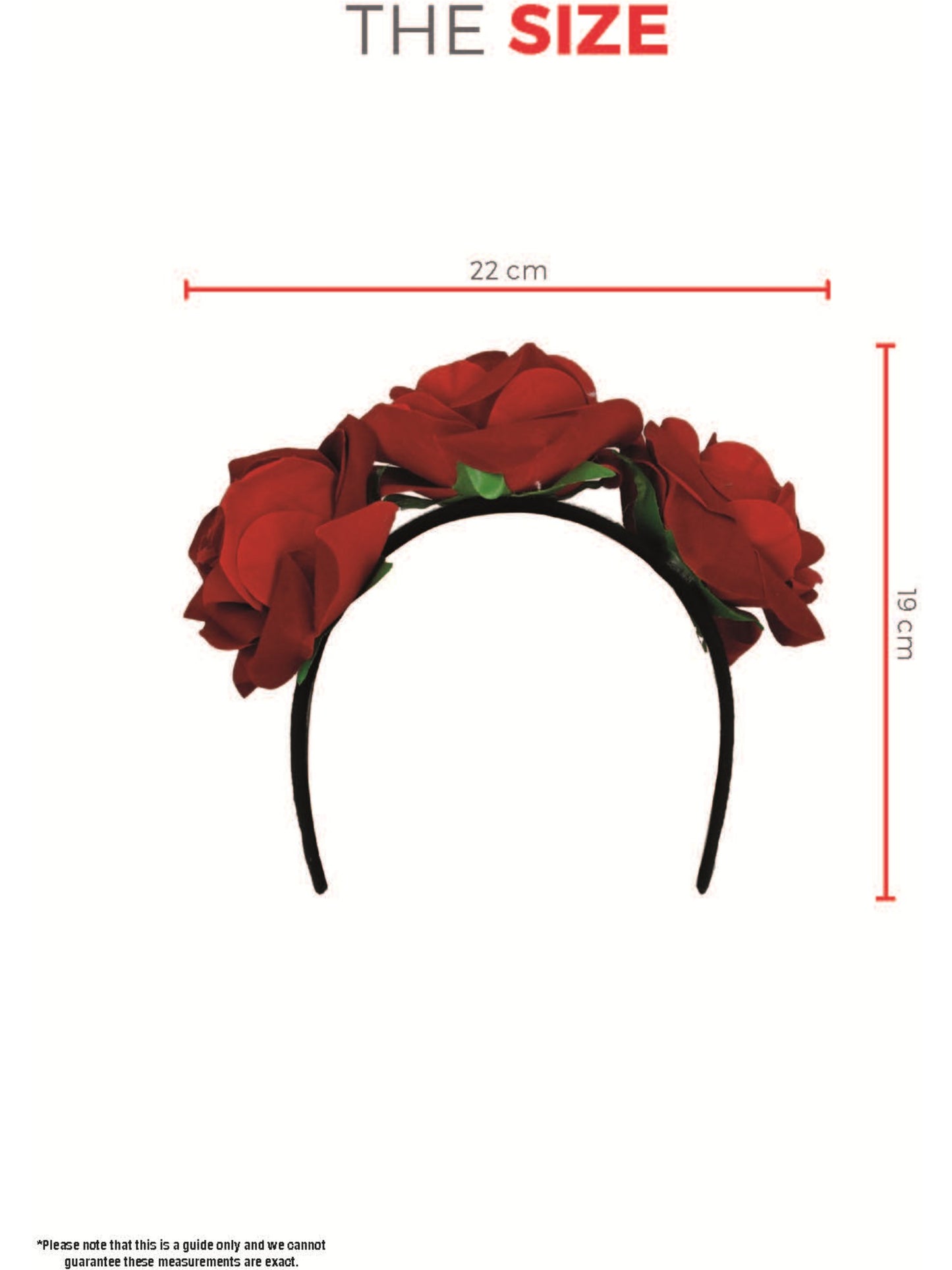Day of the Dead Headband, Red Wholesale