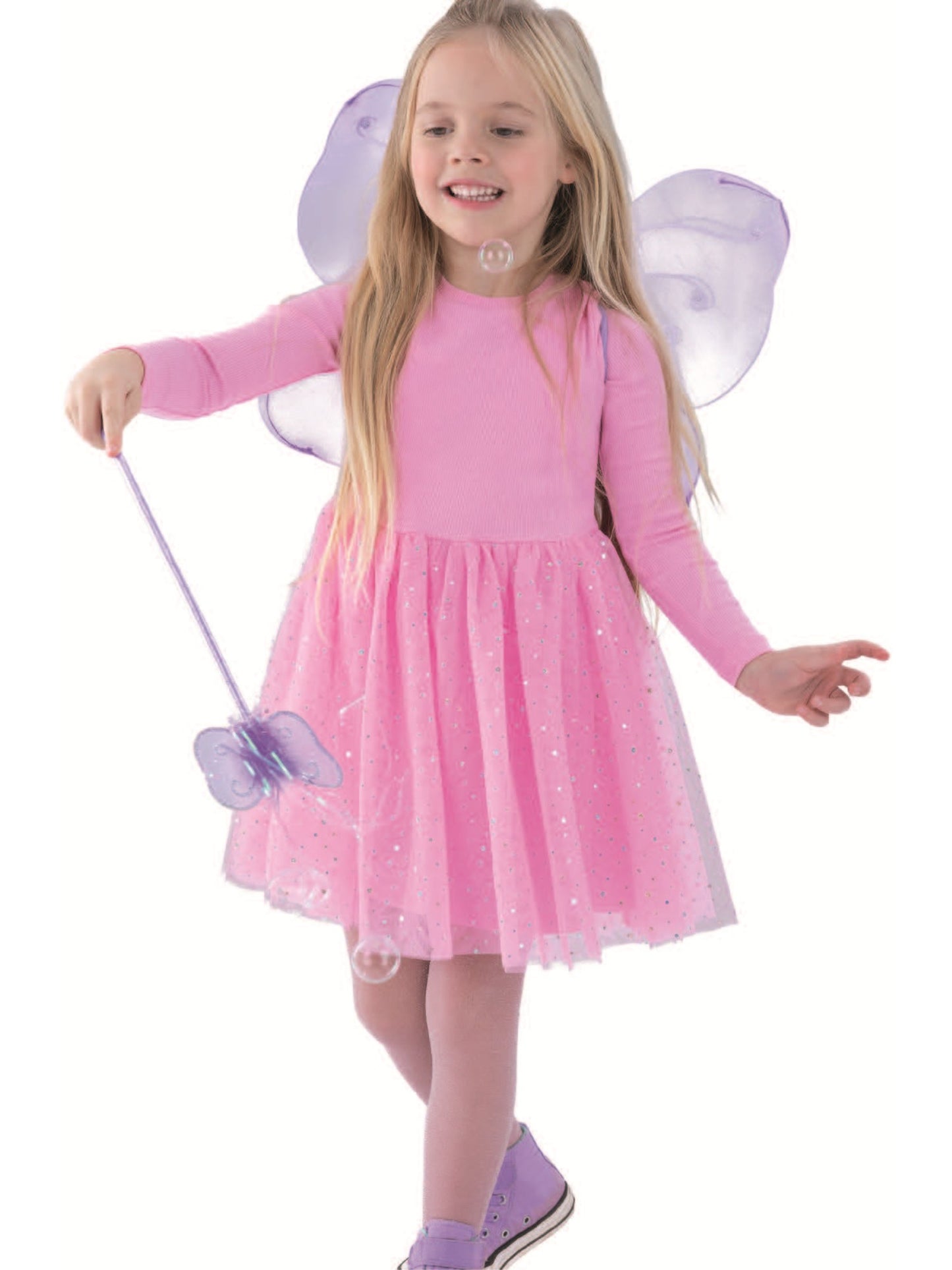 Butterfly Wings & Wand, Purple Wholesale