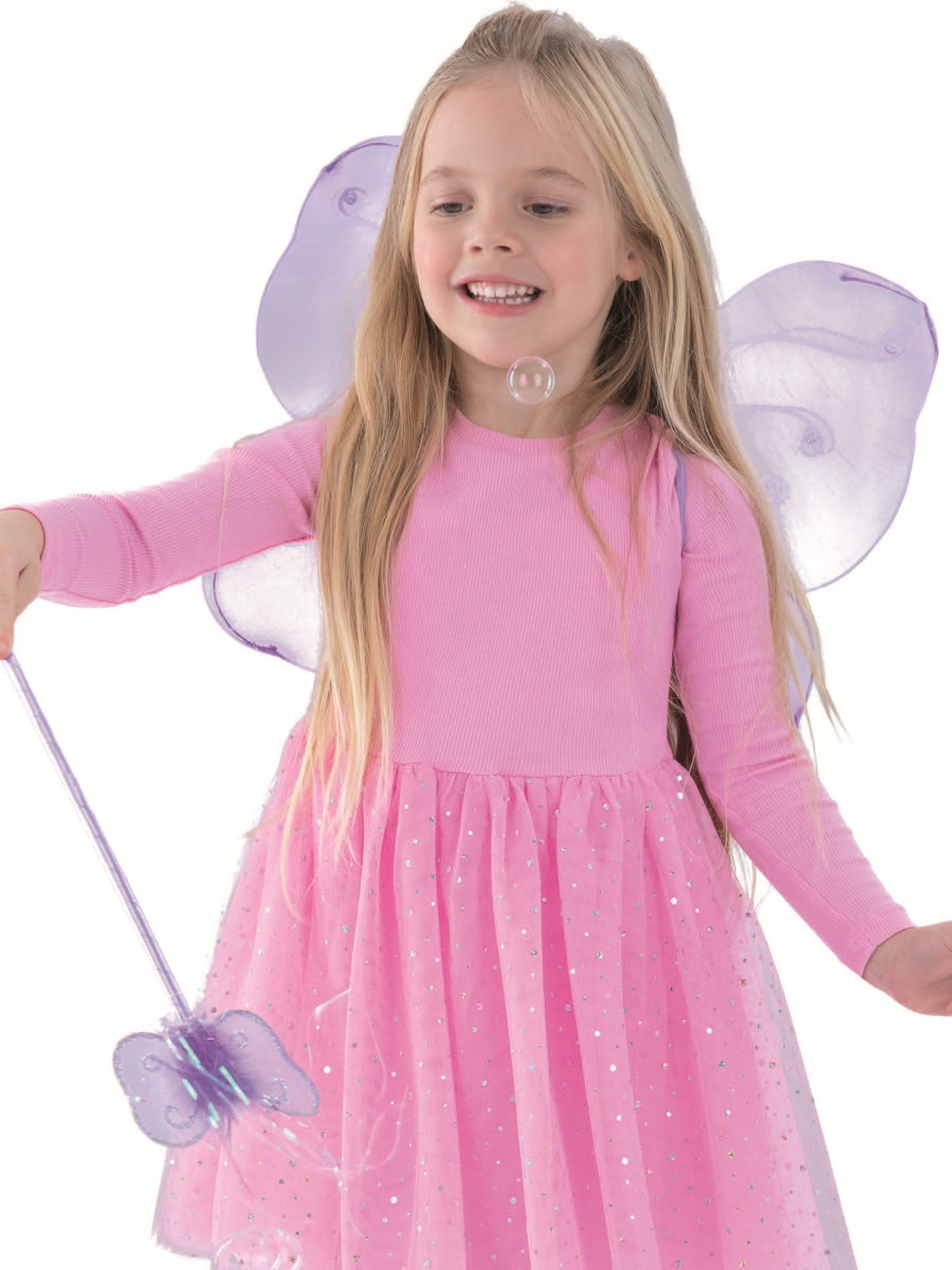 Butterfly Wings & Wand, Purple Wholesale