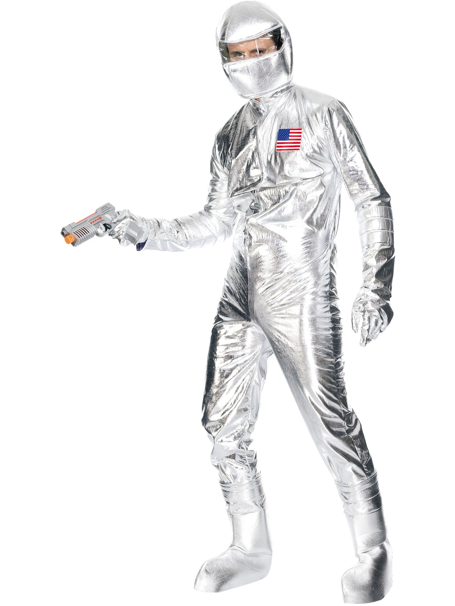 Spaceman Costume, Silver Wholesale
