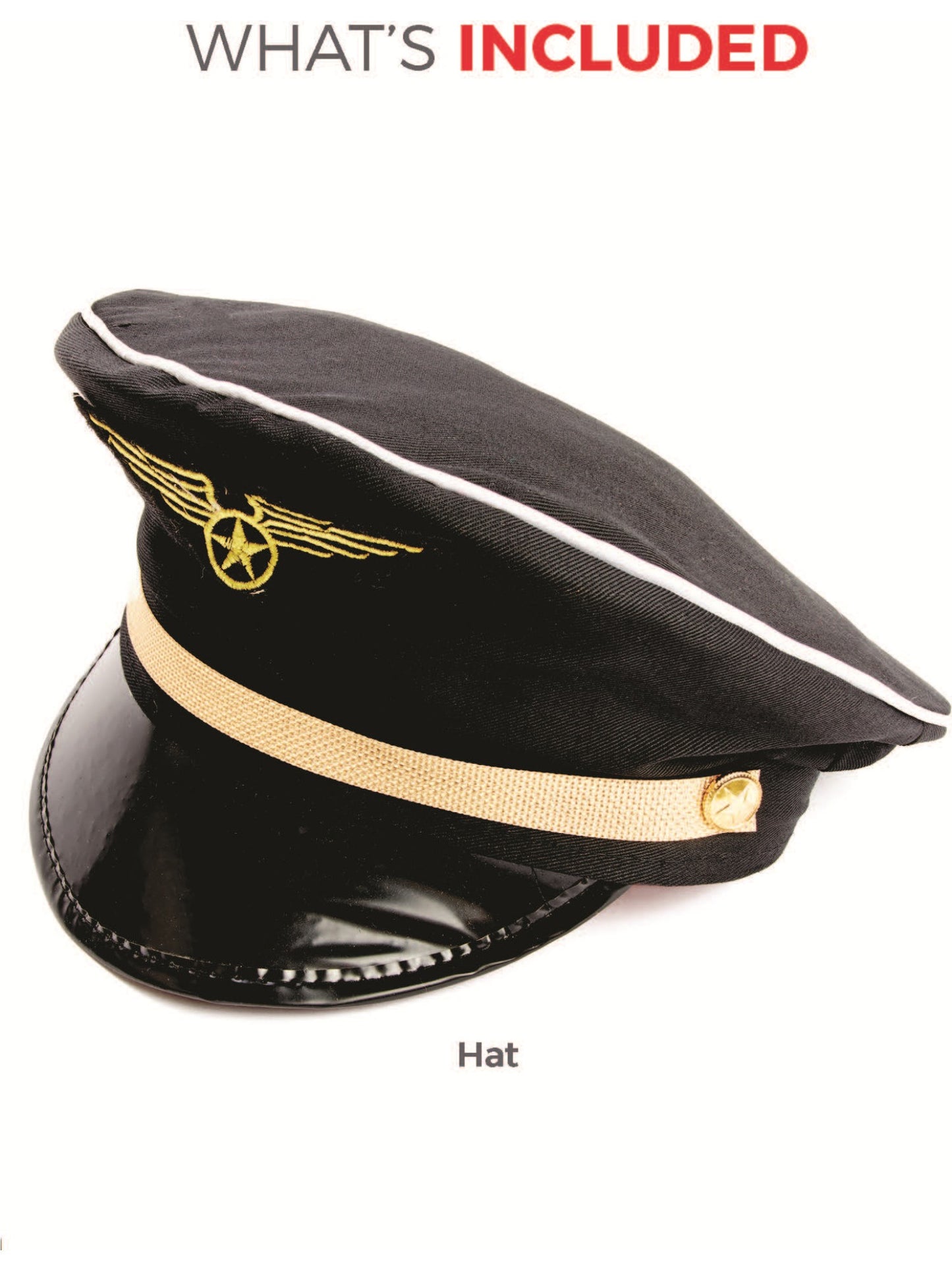 Pilots Cap, Black Wholesale