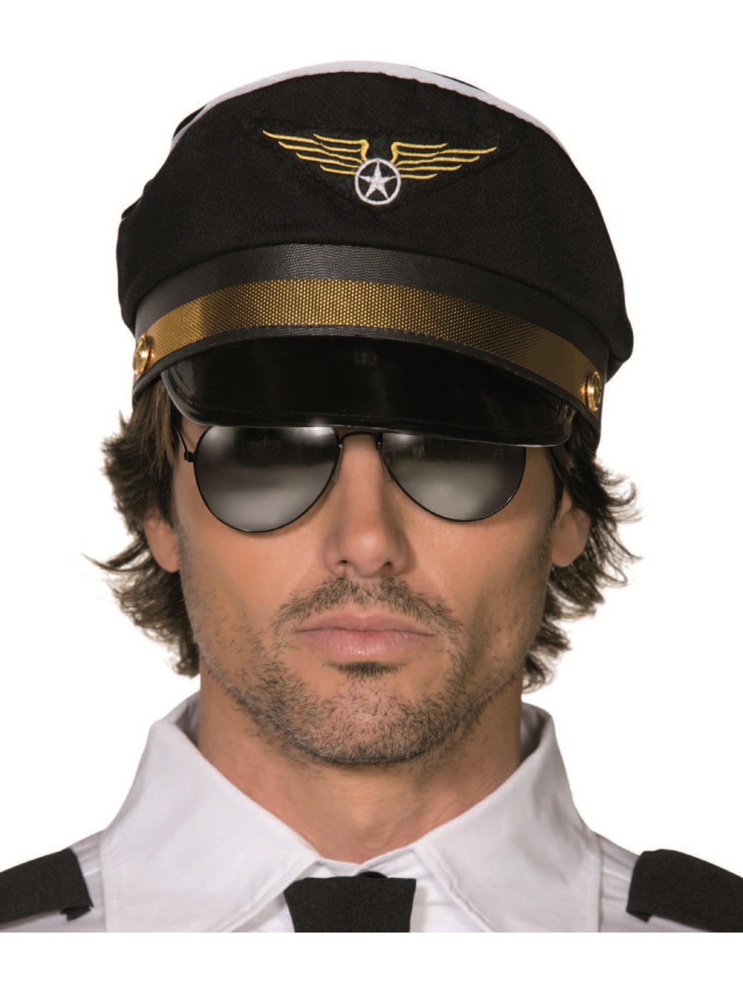 Pilots Cap, Black Wholesale