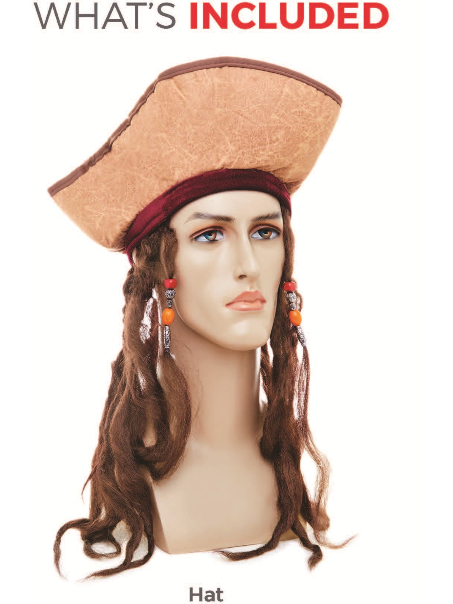 Pirate Hat, Brown Wholesale