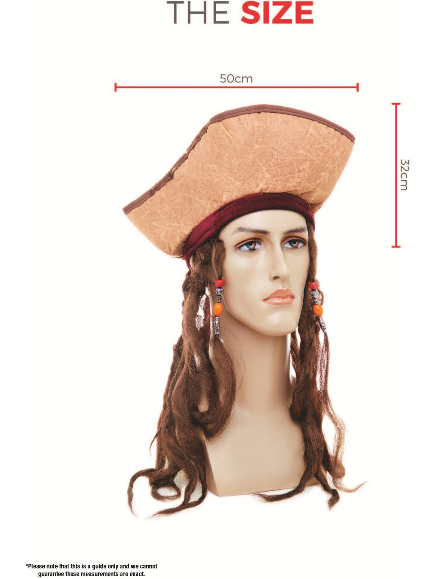 Pirate Hat, Brown Wholesale