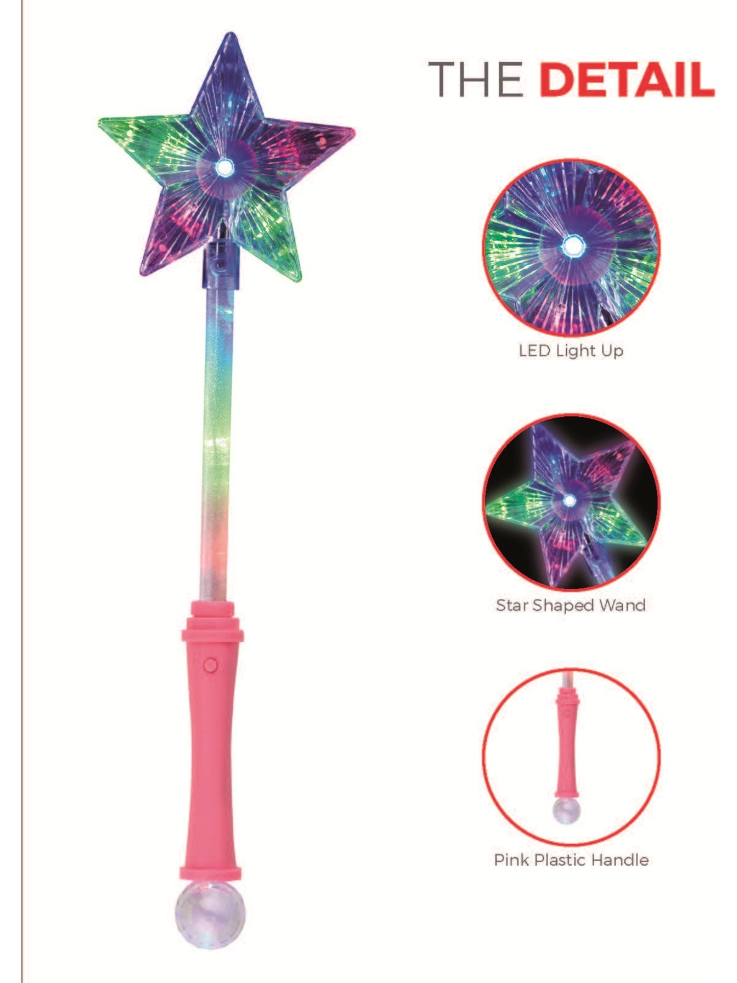 Star Wand, Pink Wholesale