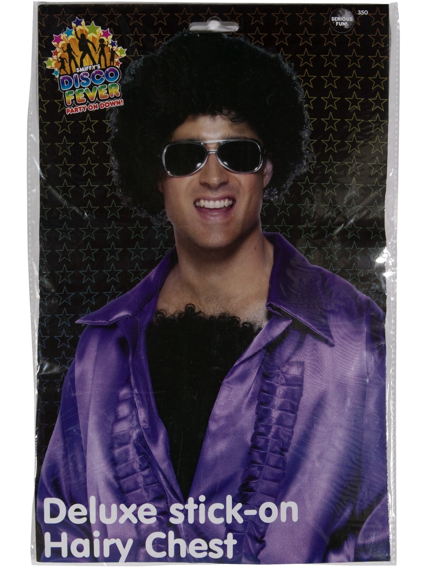 Deluxe Hairy Chest, Black Wholesale