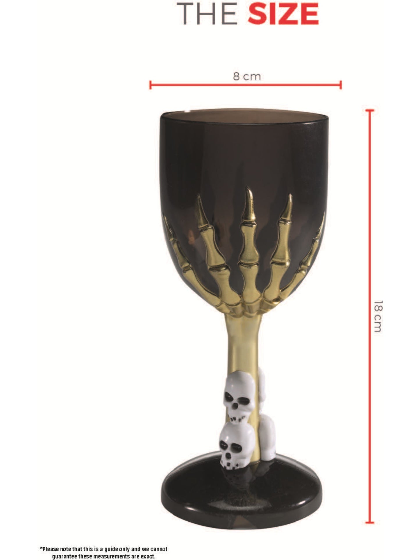 Gothic Wine Glass, Black Wholesale