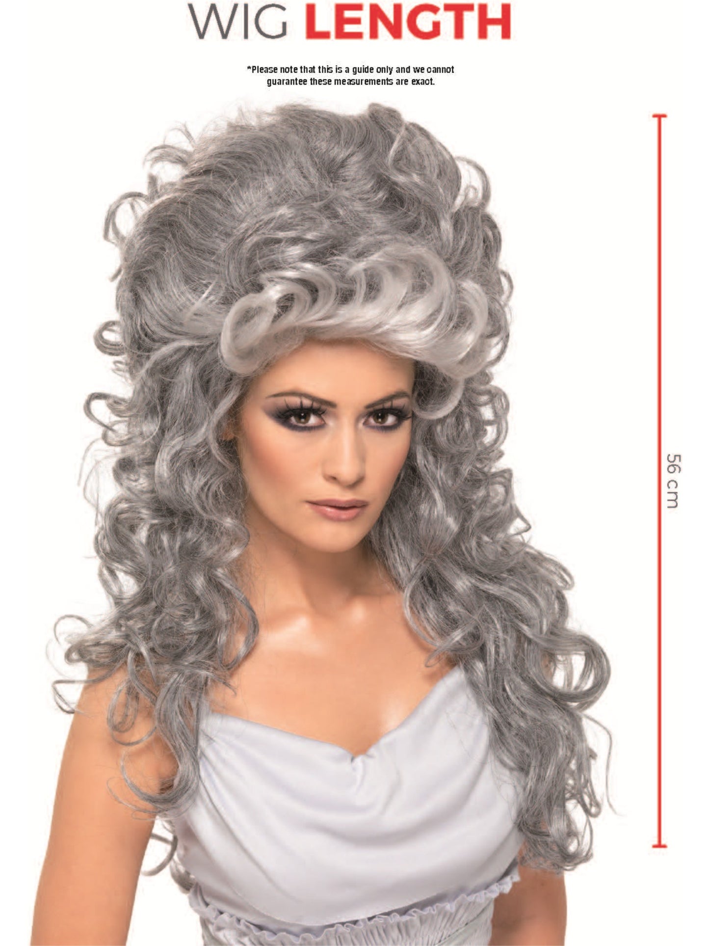 Medeia Witch Beehive Wig, Grey Wholesale