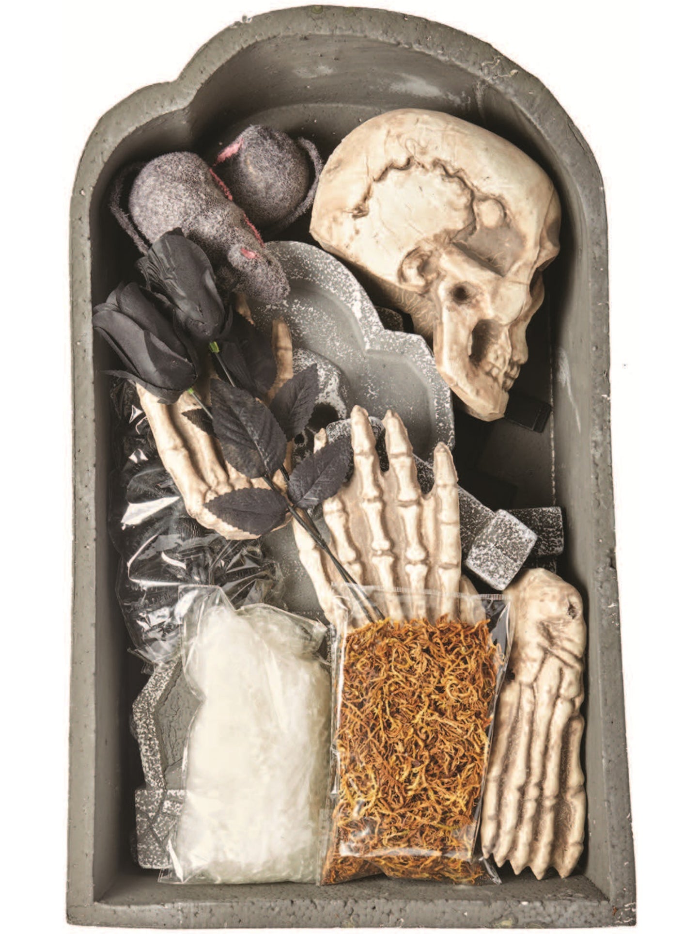 24 Piece Graveyard Collection, Grey Wholesale