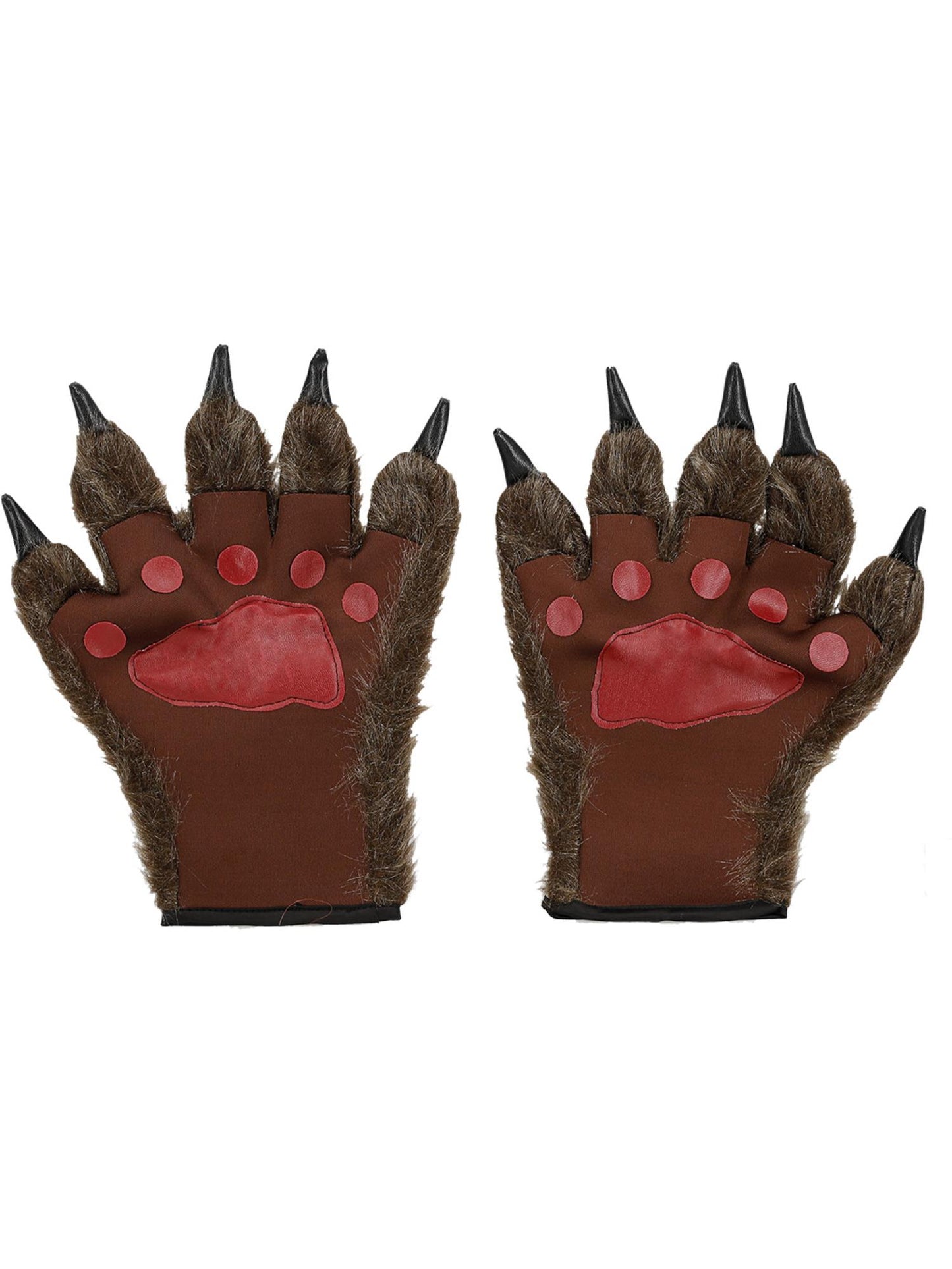 Hairy Monster/Animal Hands, Brown Wholesale