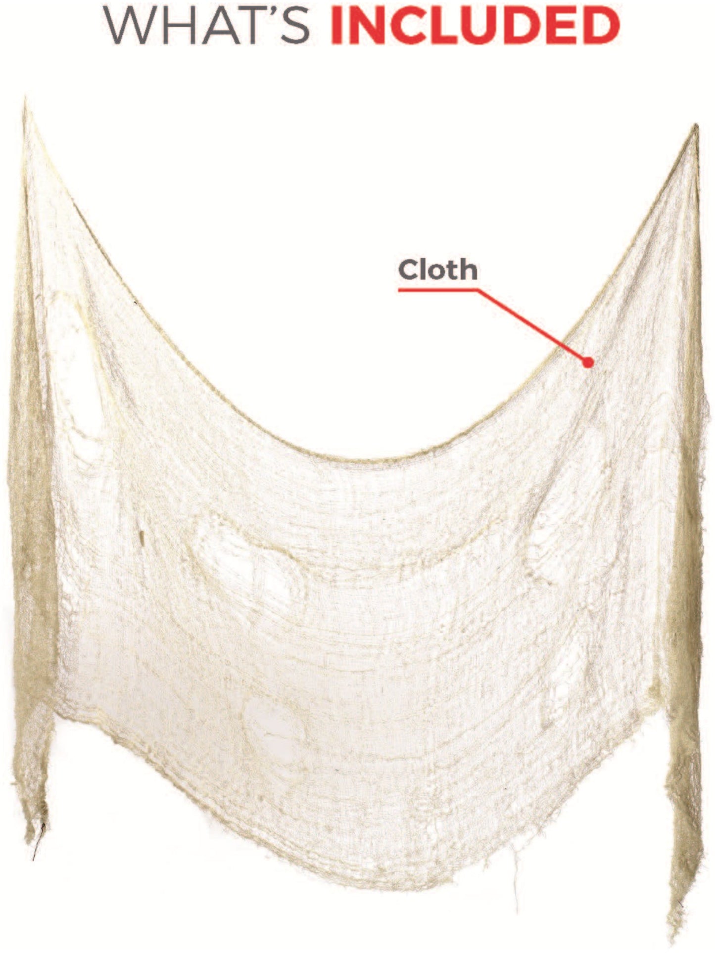 Creepy Cloth, Cream Wholesale