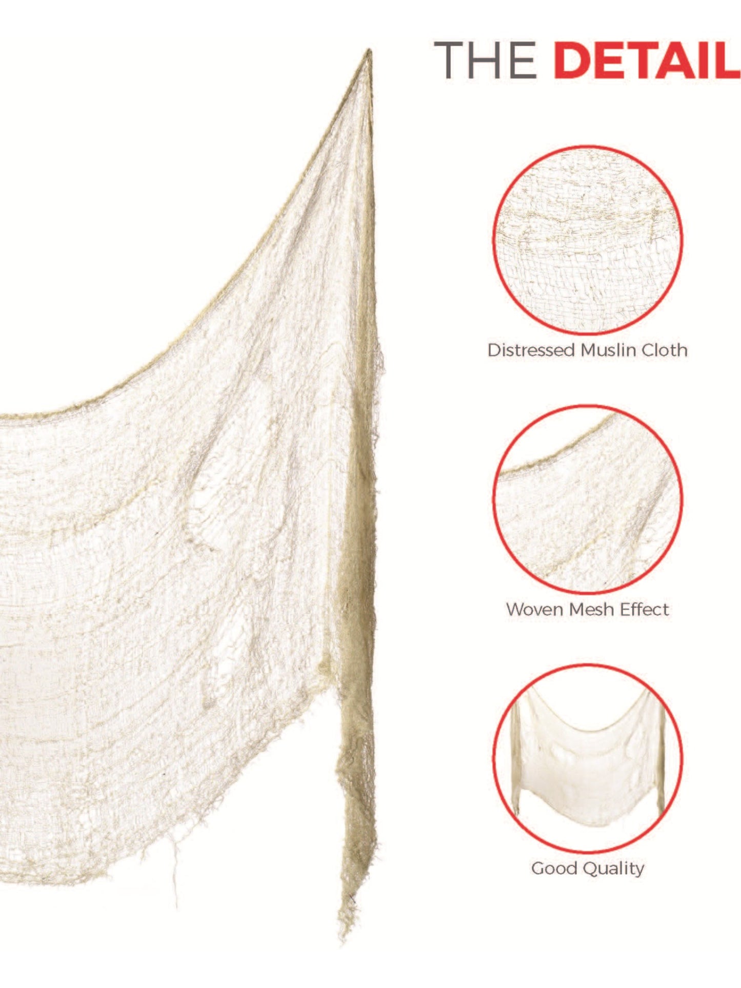 Creepy Cloth, Cream Wholesale