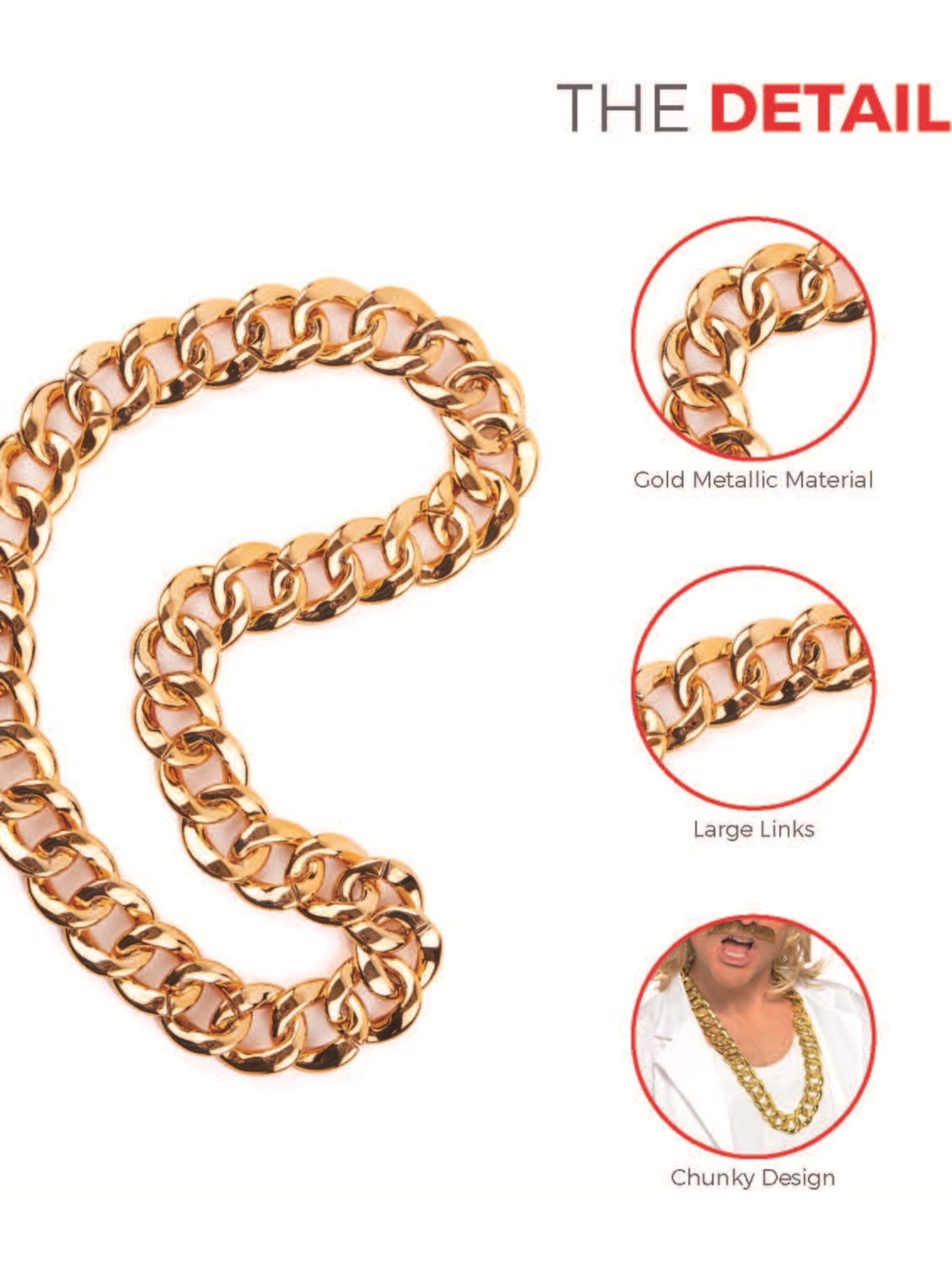 Chunky Necklace, Gold Wholesale