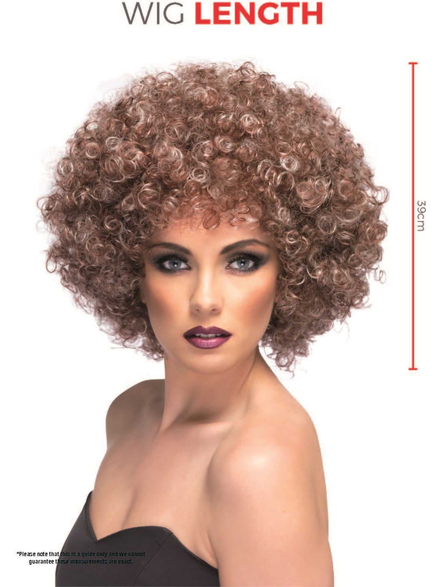 Afro Wig, Blonde & Brown Wholesale
