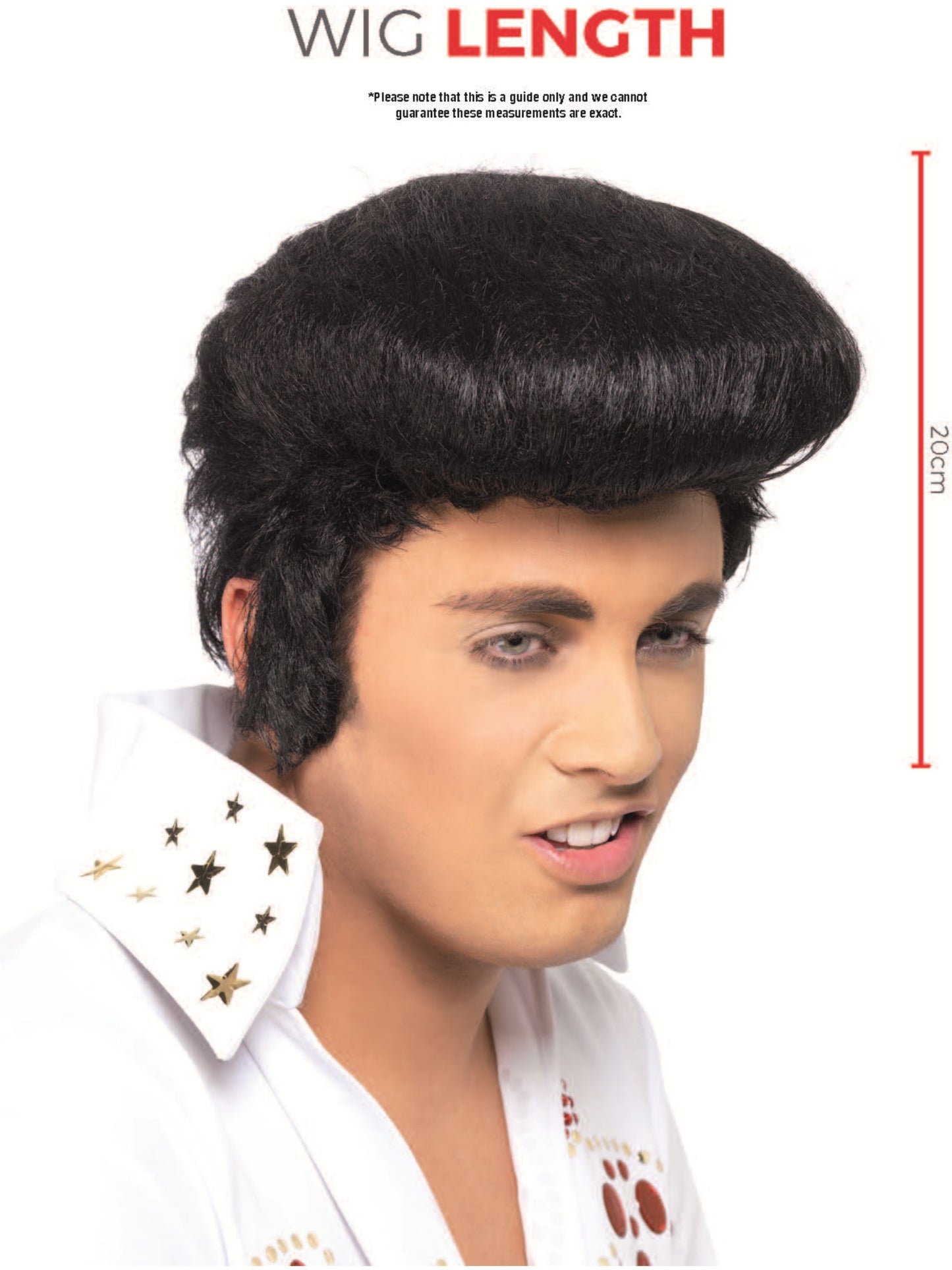 Elvis Deluxe Wig, Black Wholesale