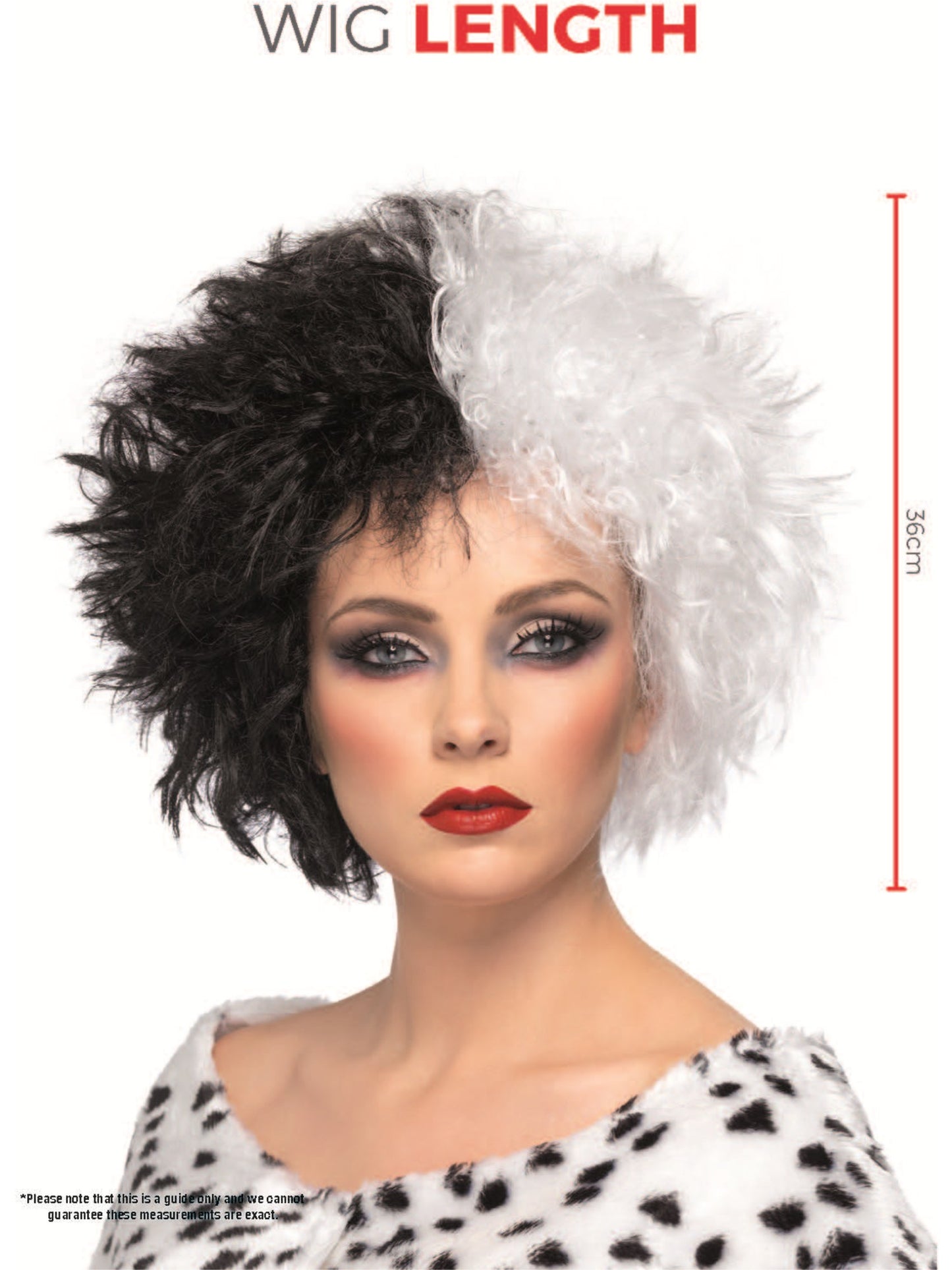 Evil Madame Wig, Black & White Wholesale