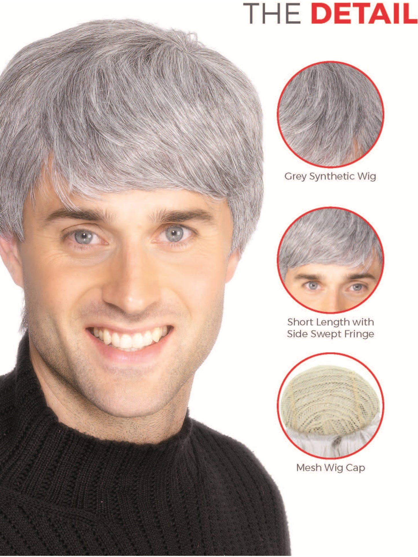 Corporate Wig, Grey Wholesale