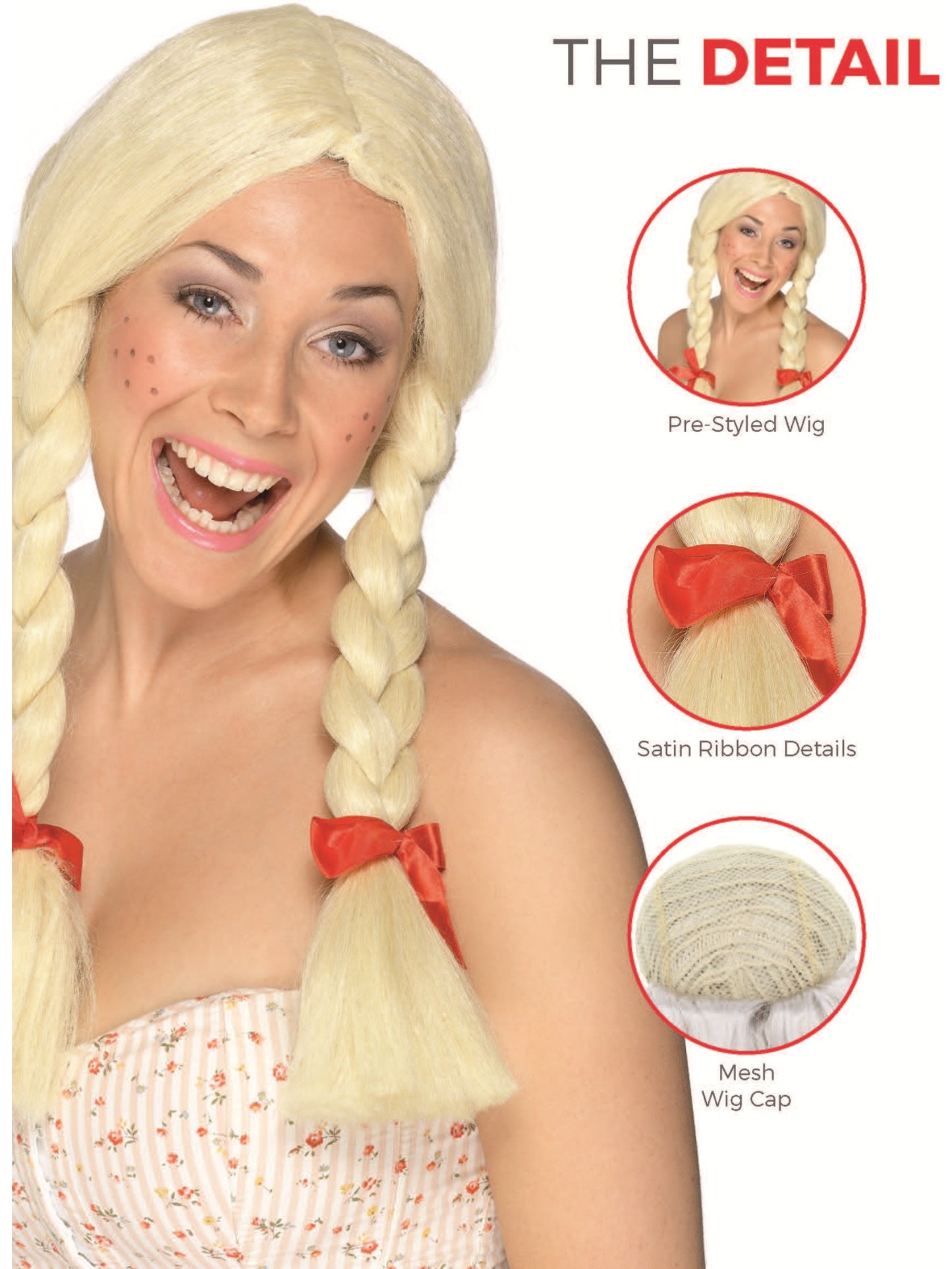 Schoolgirl / Dutch Wig, Blonde Wholesale