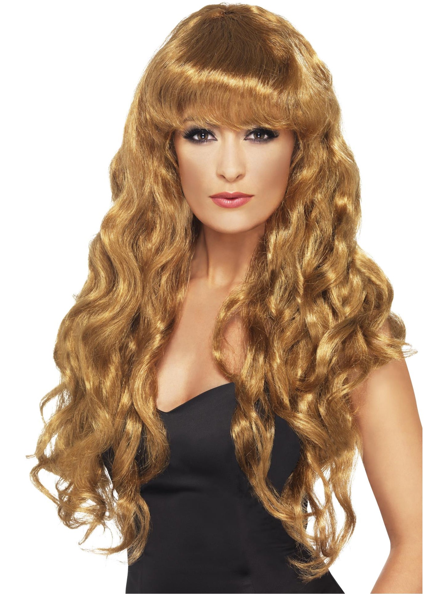 Siren Long Curly Wig with Fringe Wholesale