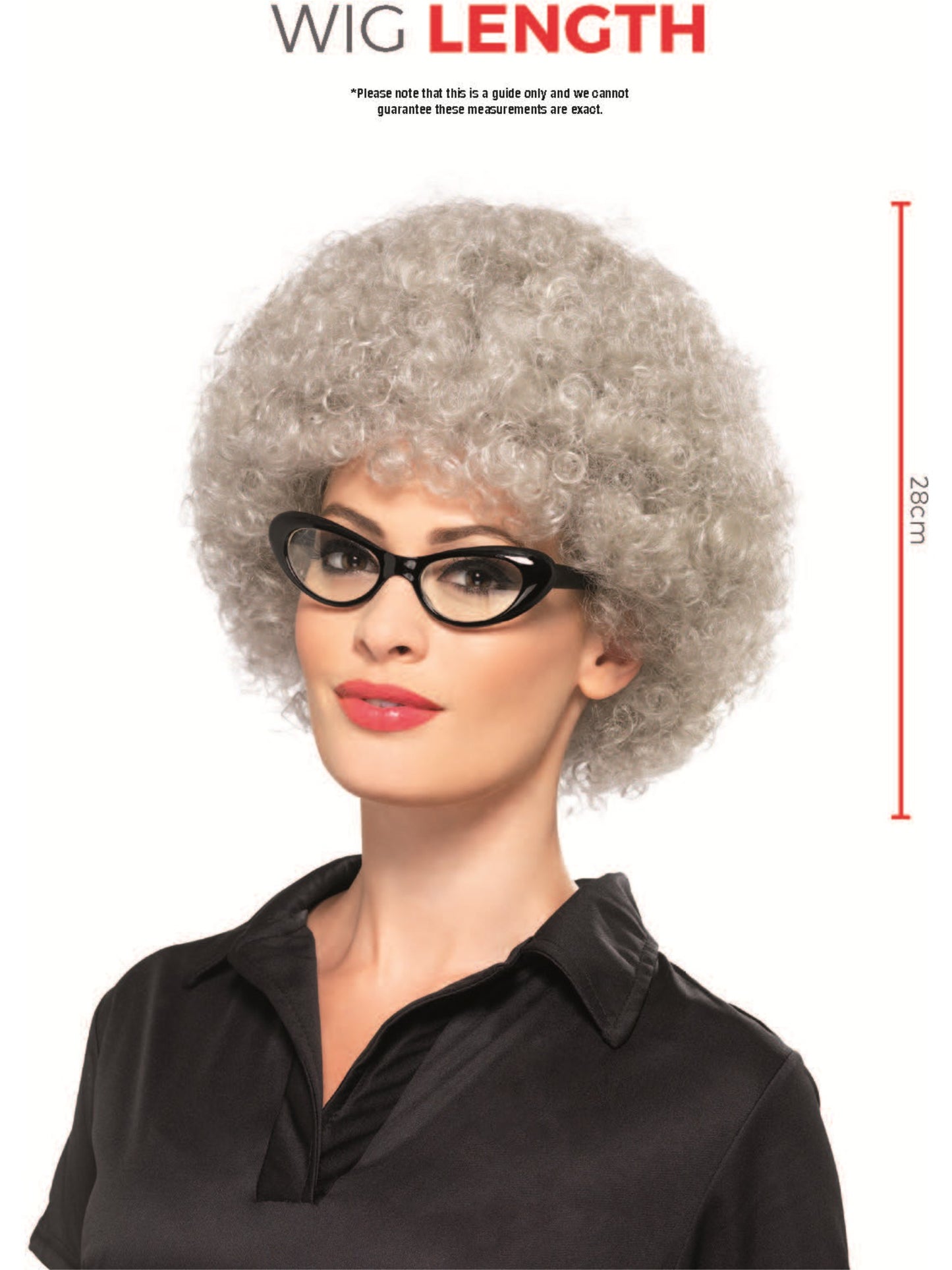 Granny Perm Wig, Grey Wholesale