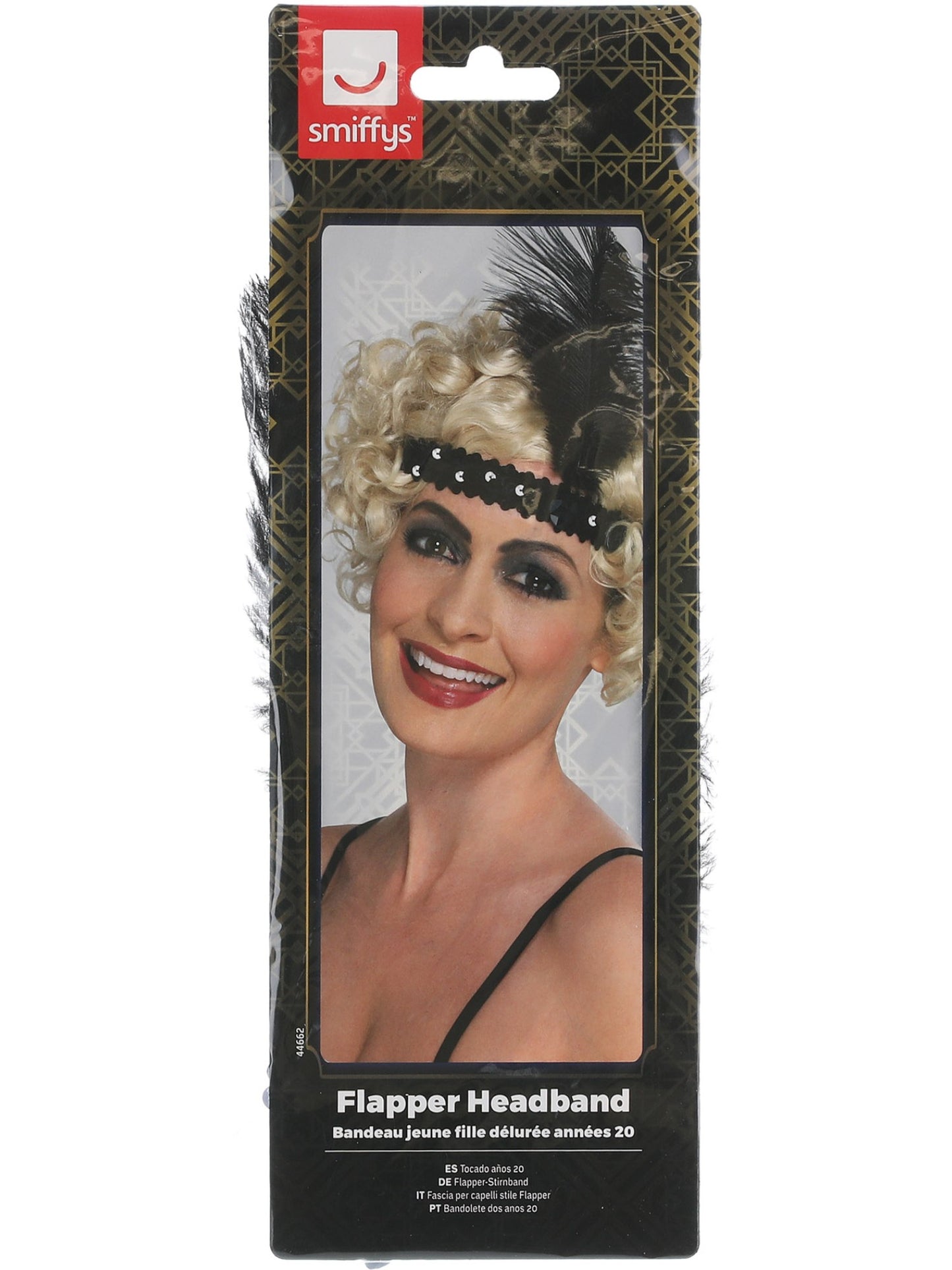Flapper Headband, Black Wholesale