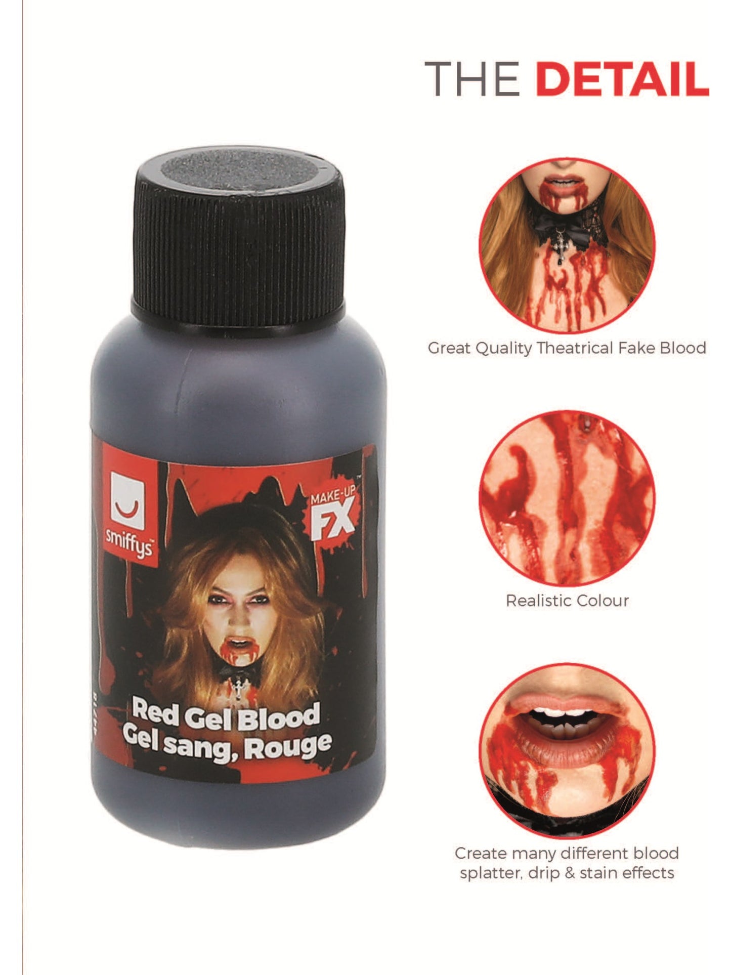 Smiffys Make-Up FX, Gel Blood, Red Wholesale