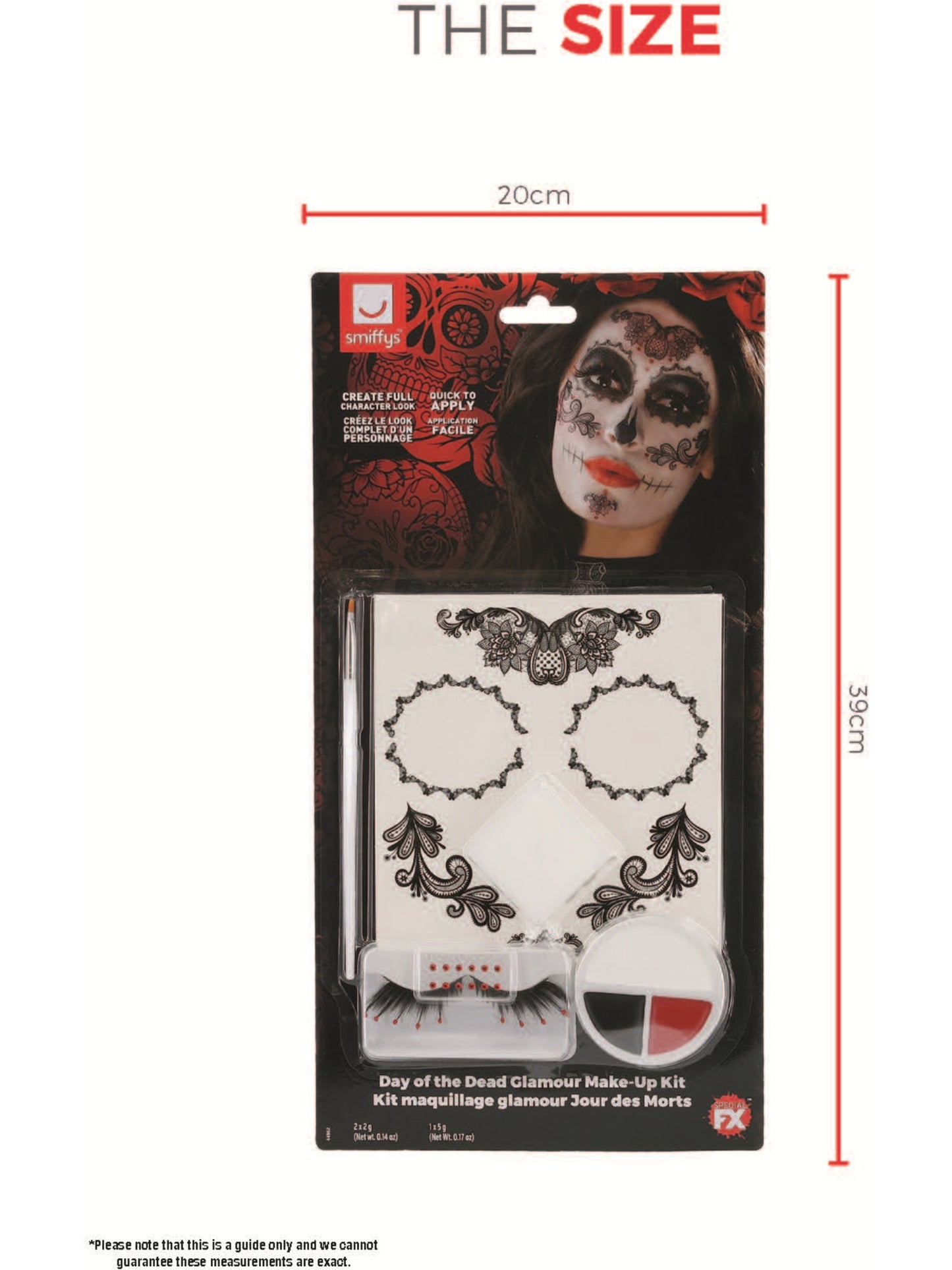Smiffys Make-Up FX, DOTD Glamour Kit, Grease, Blac Wholesale