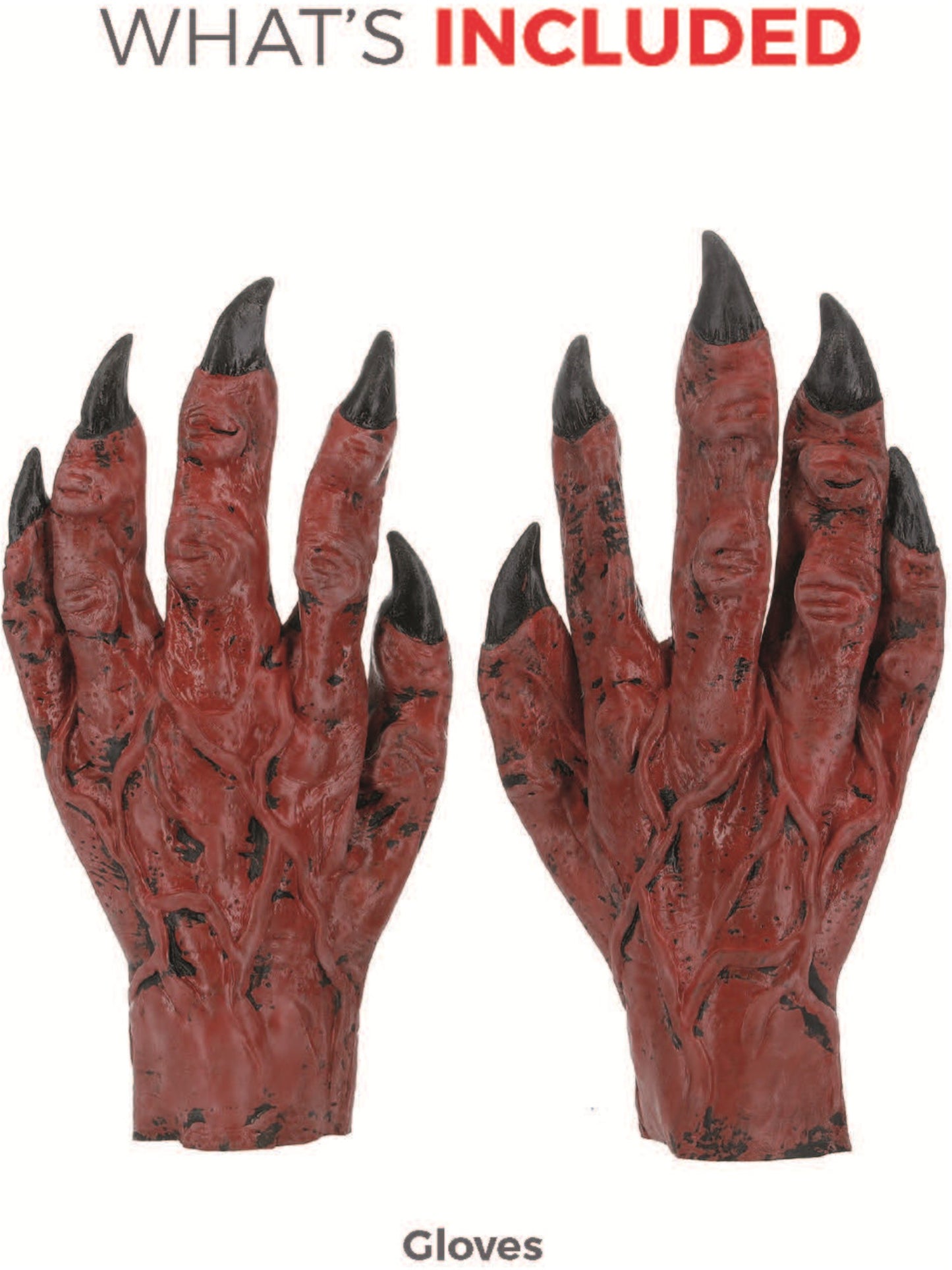 Devil Hands, Latex, Red Wholesale