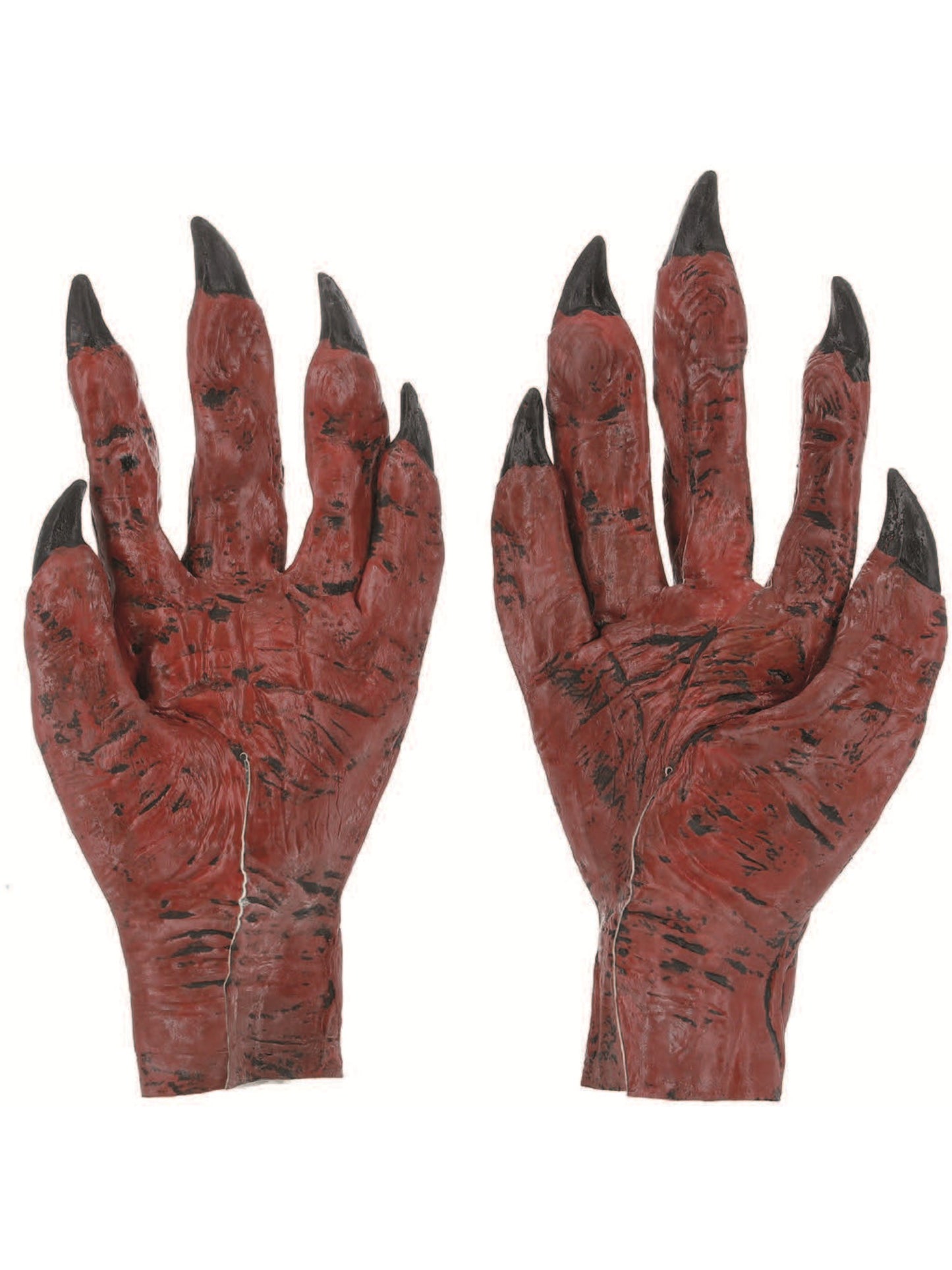 Devil Hands, Latex, Red Wholesale