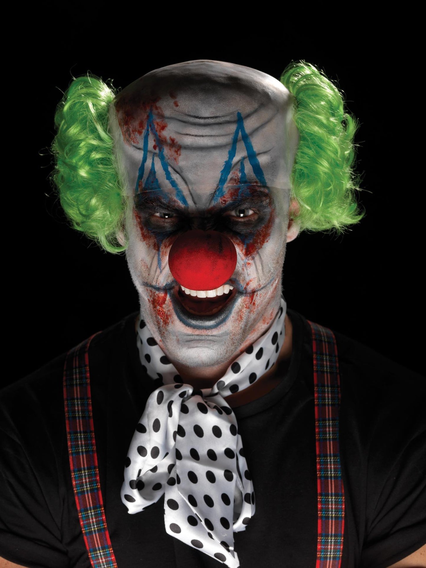 Smiffys Make-Up FX, Sinister Clown Kit, Aqua, Mult Wholesale