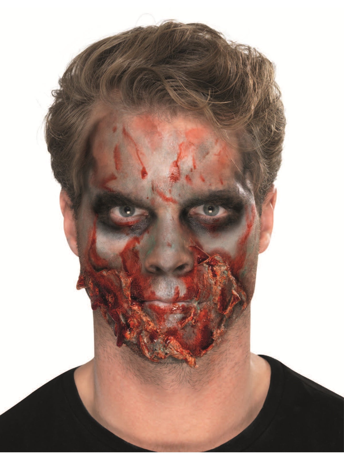 Smiffys Make-Up FX, Zombie Powder Dirt Kit, Aqua, Wholesale
