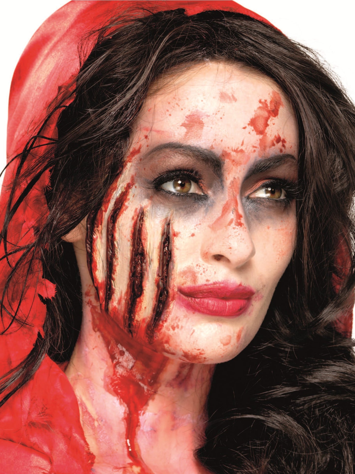 Smiffys Make-Up FX, Latex Claw Wound Scar, Red Wholesale