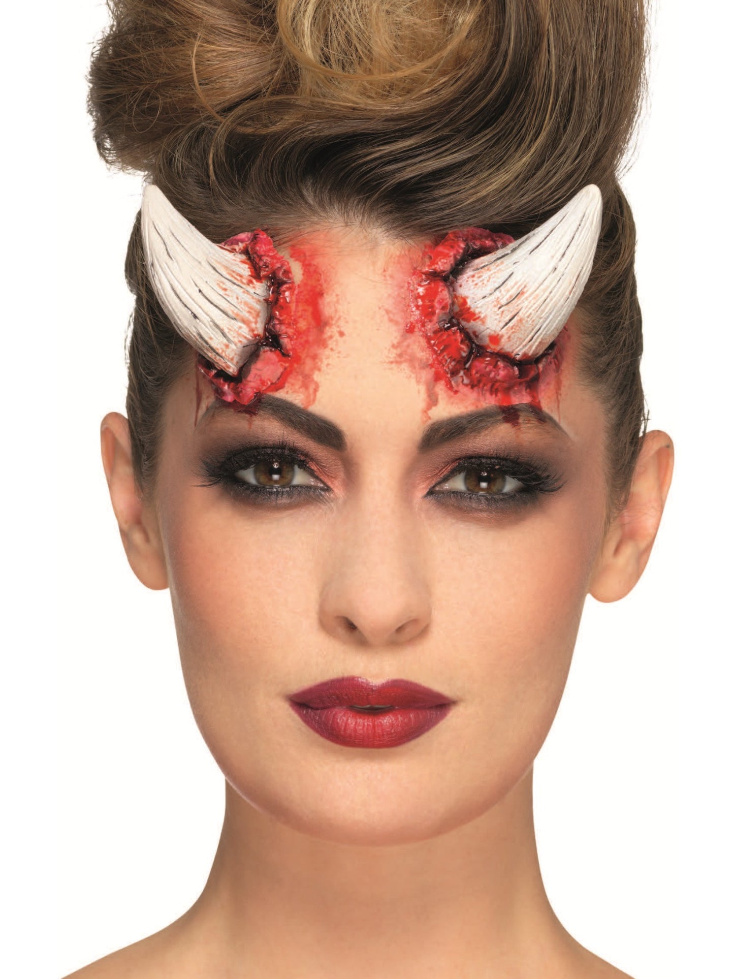 Smiffys Make-Up FX, Latex Devil Horn Prosthetics, Wholesale