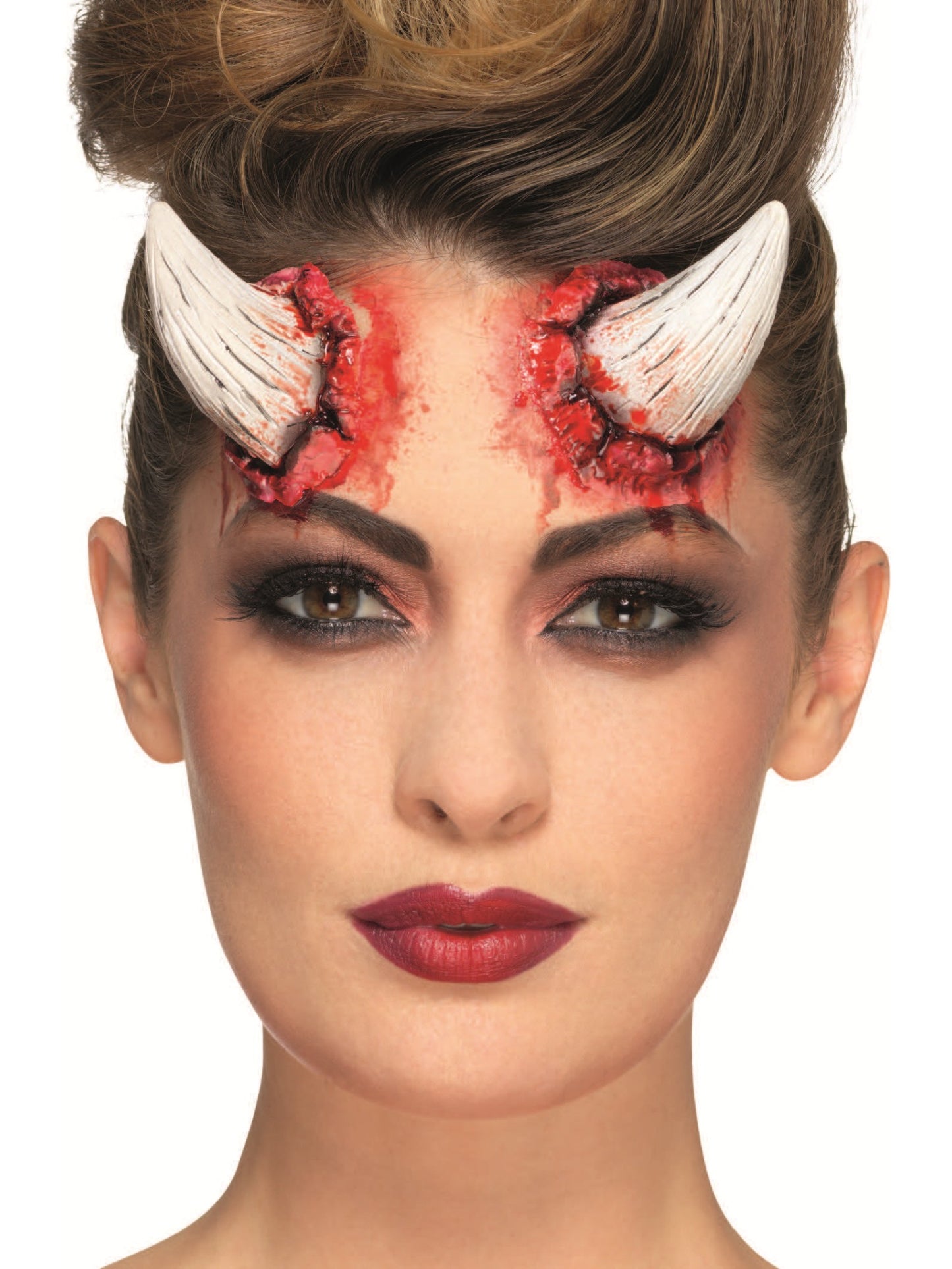 Smiffys Make-Up FX, Latex Devil Horn Prosthetics, Wholesale