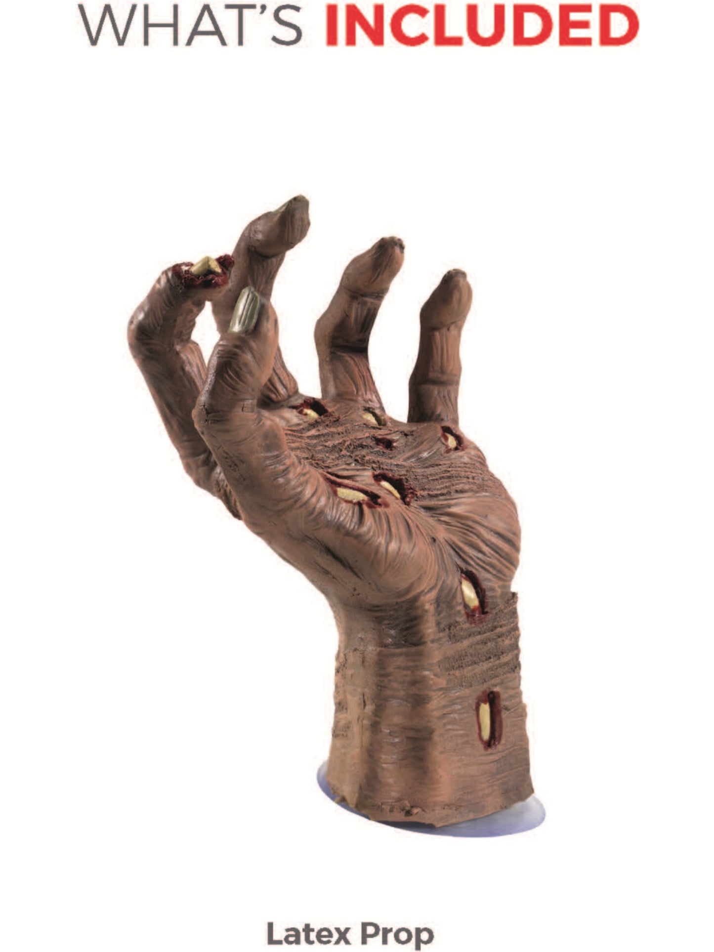 Latex Rotting Zombie Hand Prop, Natural Wholesale