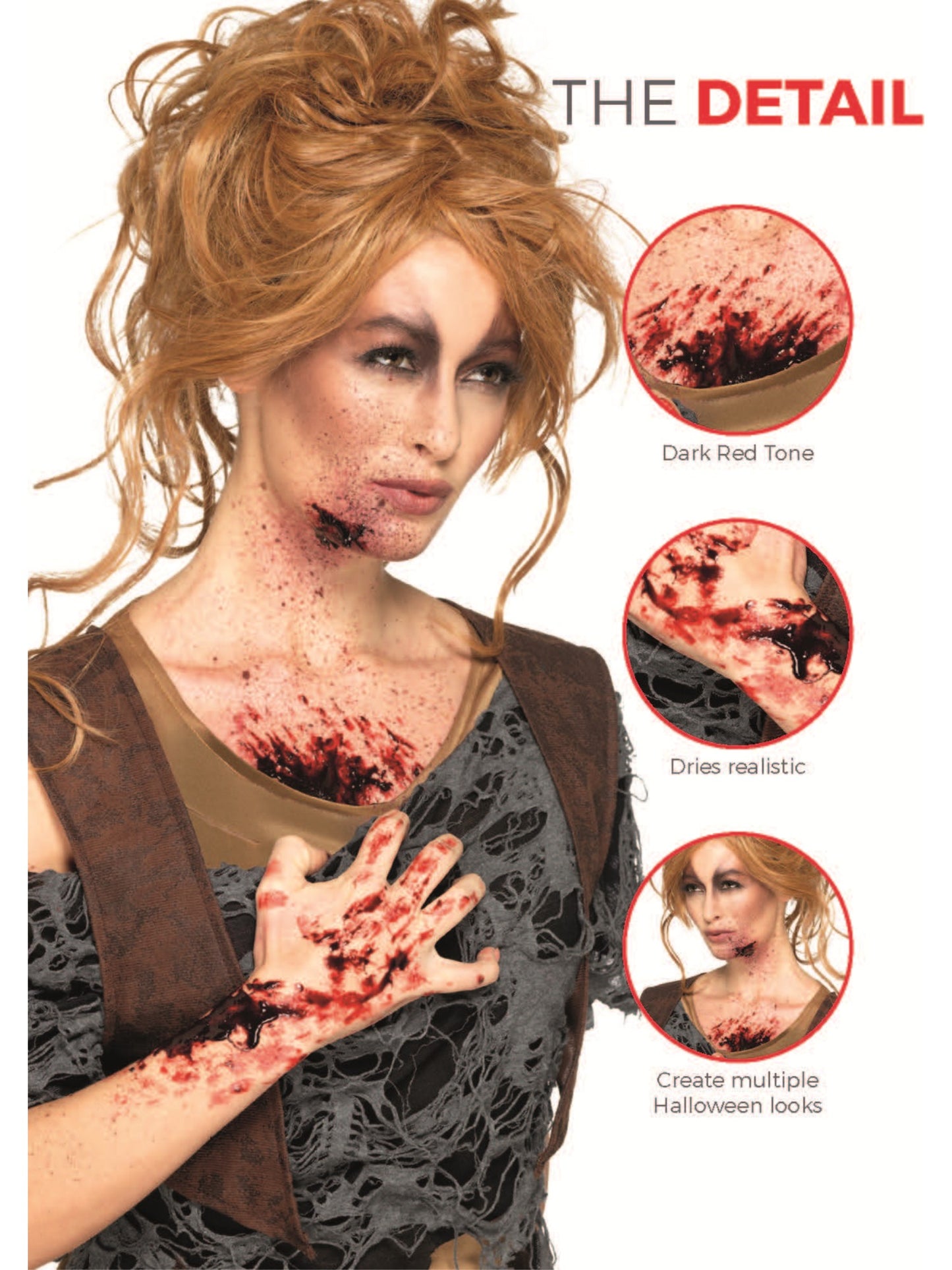 Smiffys Make-Up FX, Dark Red Wholesale