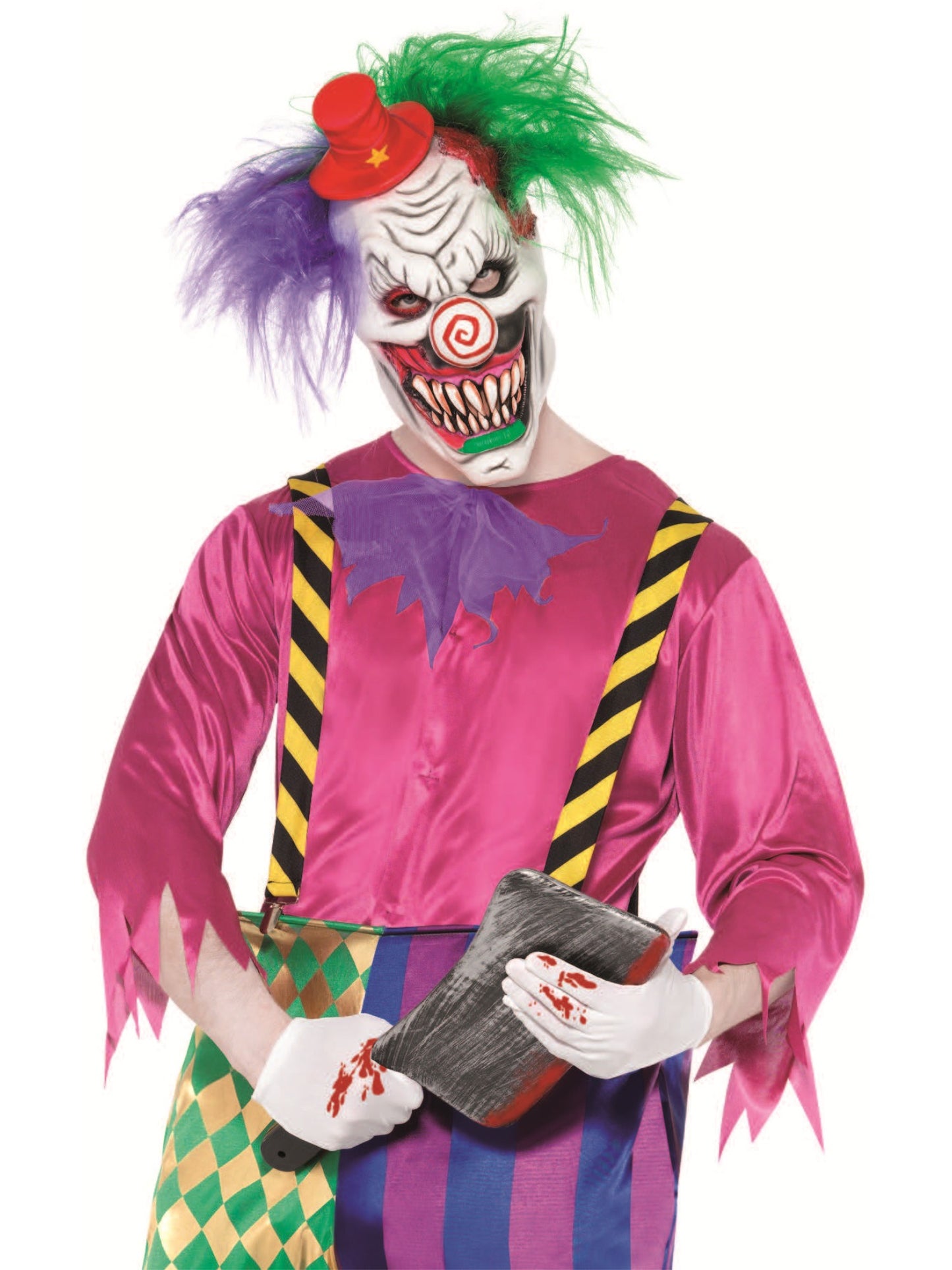 Kolorful Killer Klown Mask, Multi-Coloured Wholesale