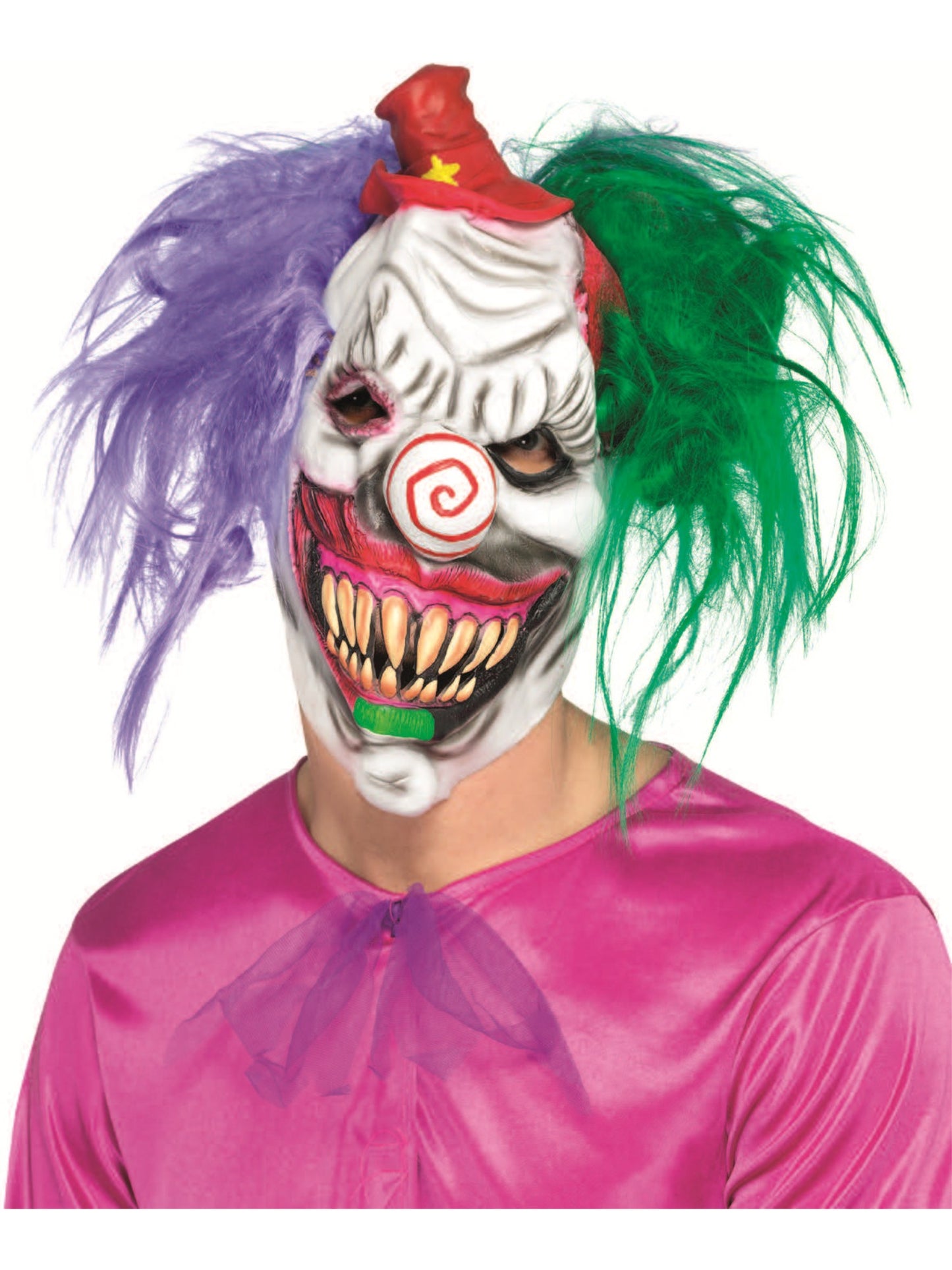 Kolorful Killer Klown Mask, Multi-Coloured Wholesale